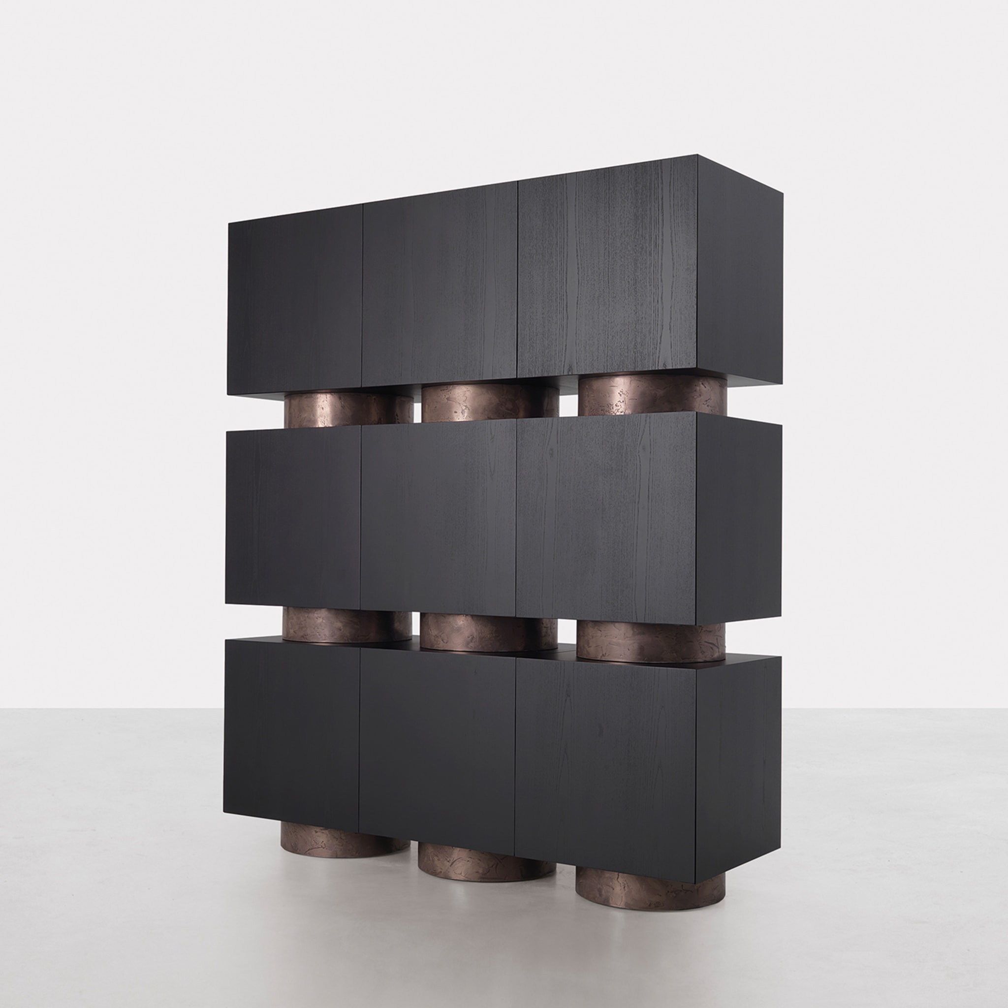 Rubik Black Cabinet by Dainelli Studio - Alternative view 1