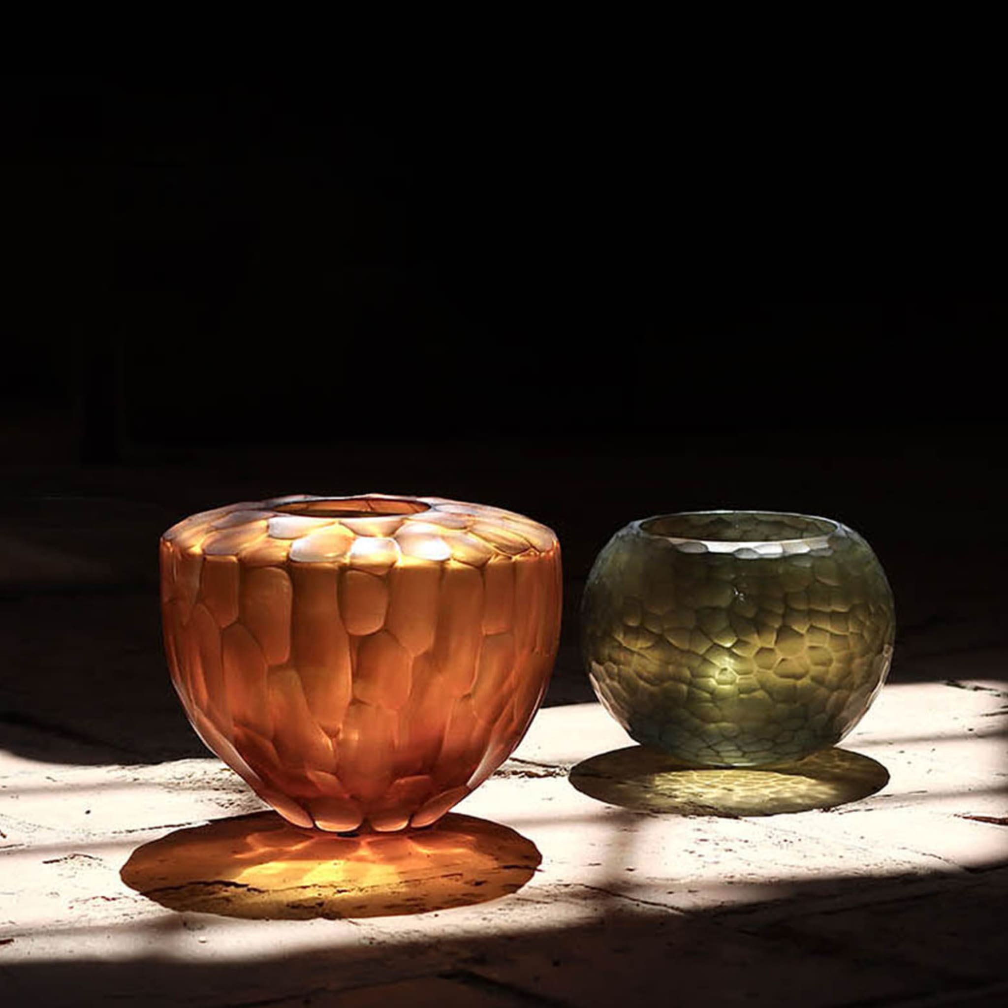 Goccia Amber Glass Vase - Alternative view 3