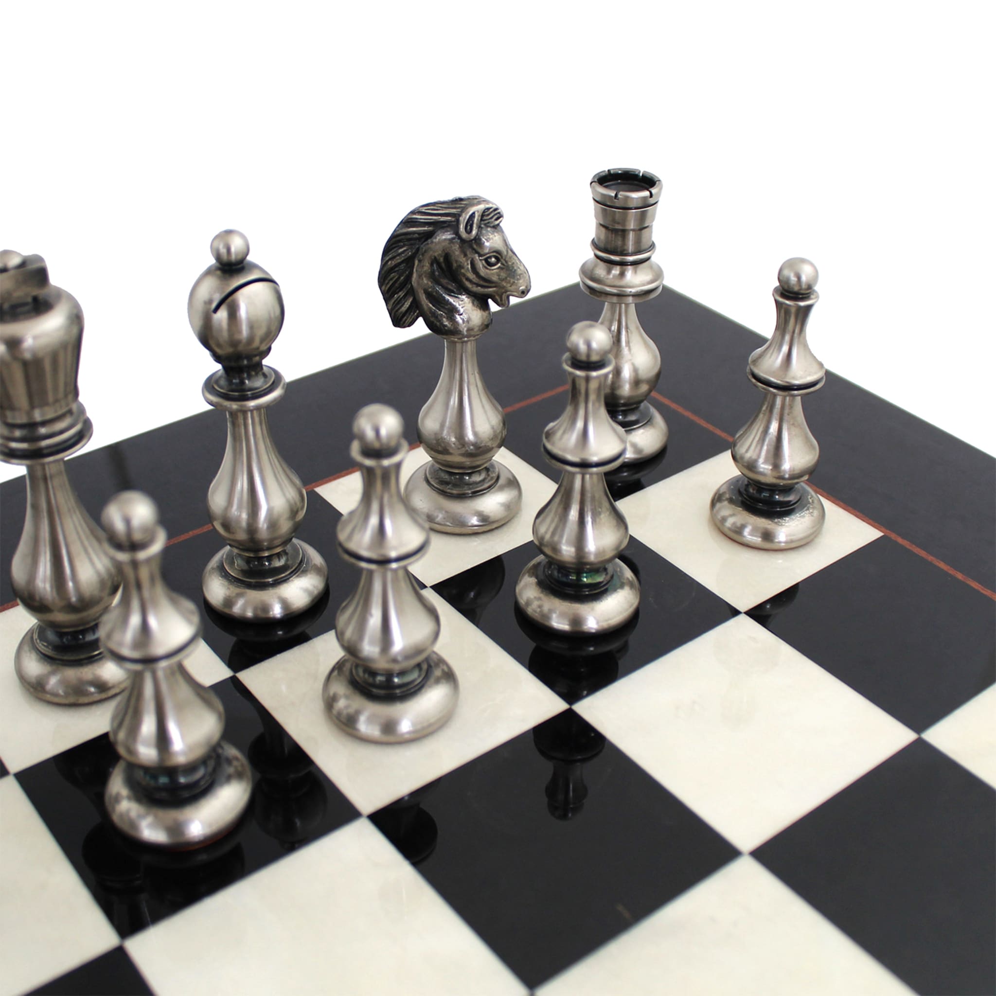 Set di scacchi contemporanei in stile orientale - Vista alternativa 3