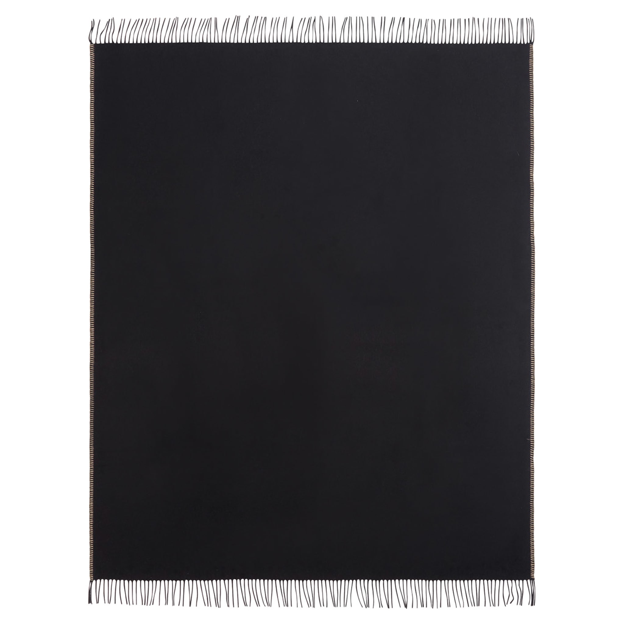 Melrose Coperta piccola con frange nere - Vista alternativa 4