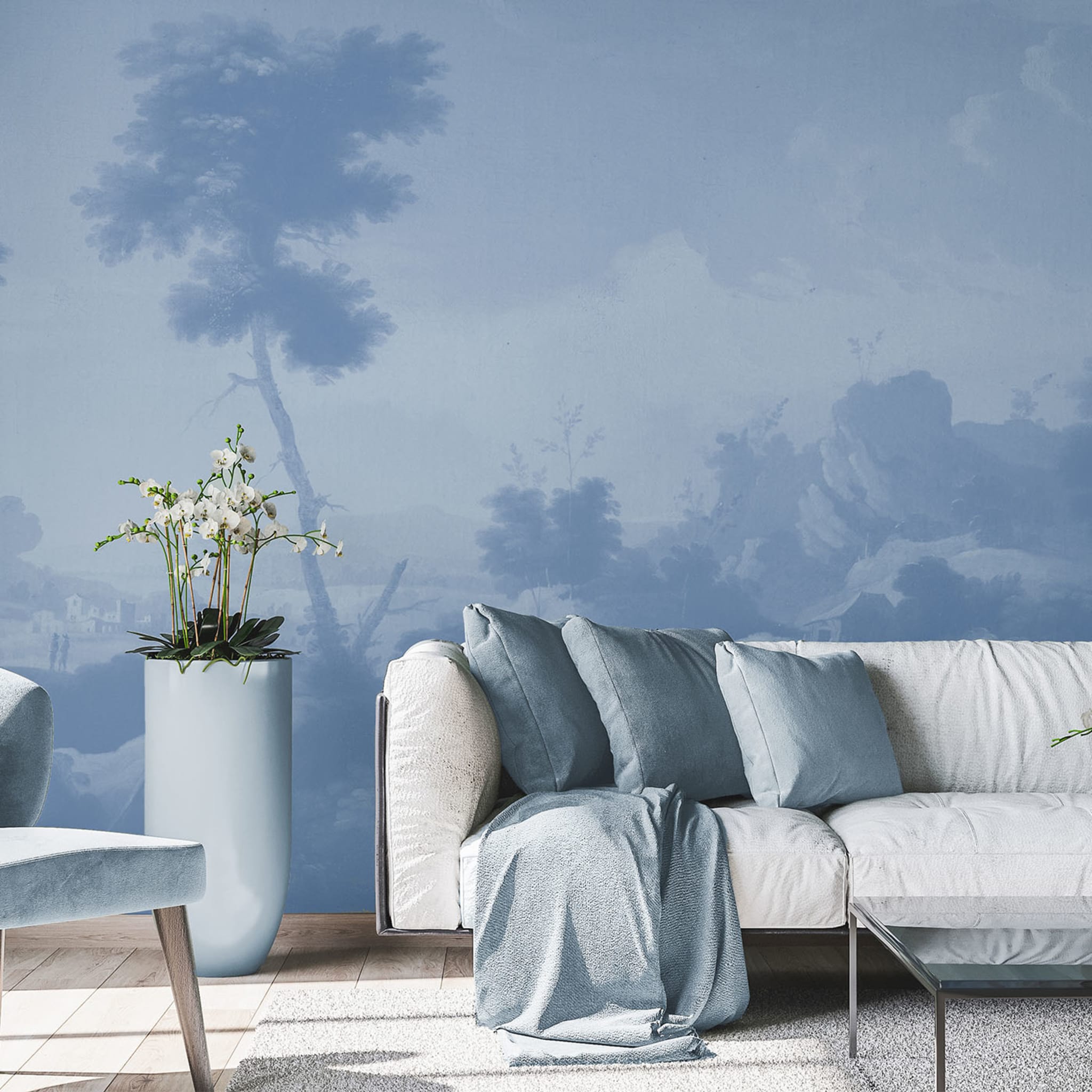 Timeless23 Paesaggio 1 Blue Wallpaper - Alternative view 1