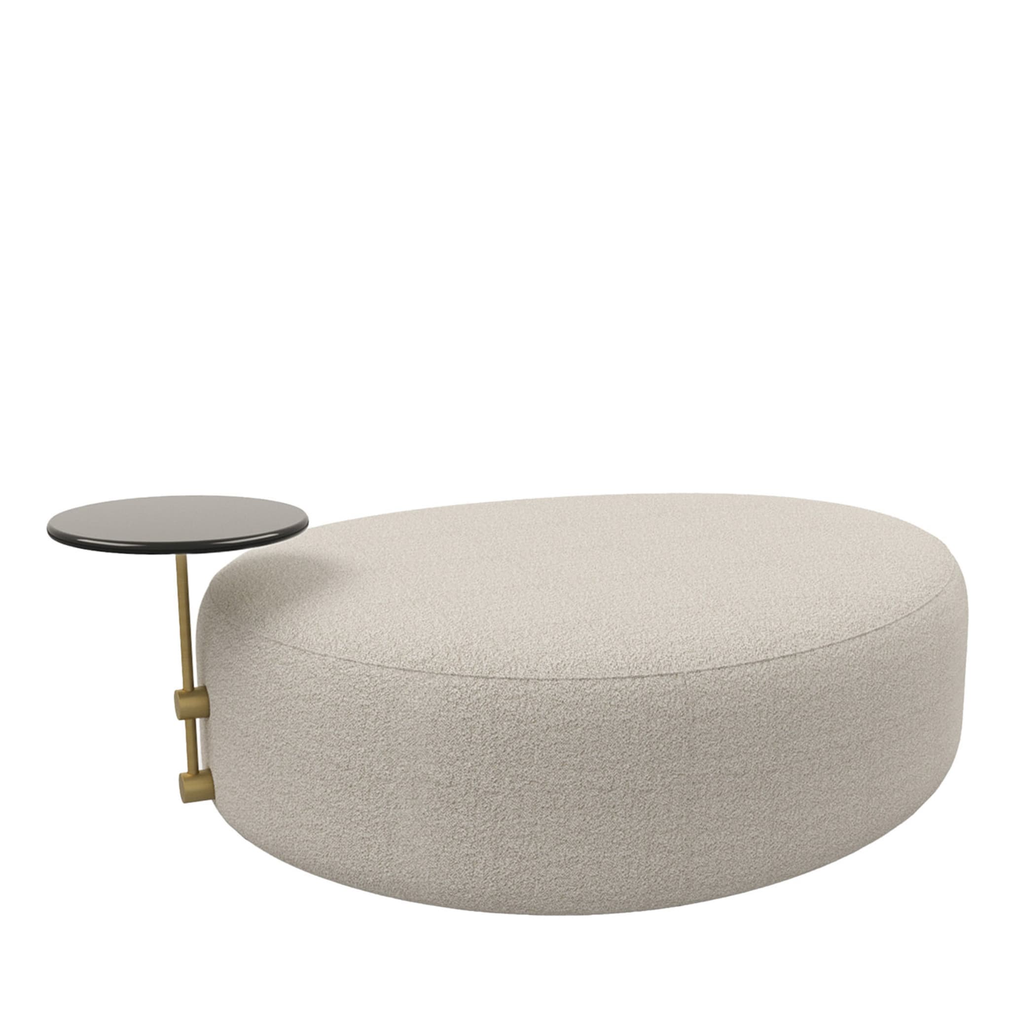 Mythos Ottoman with Glass Side Table - Main view