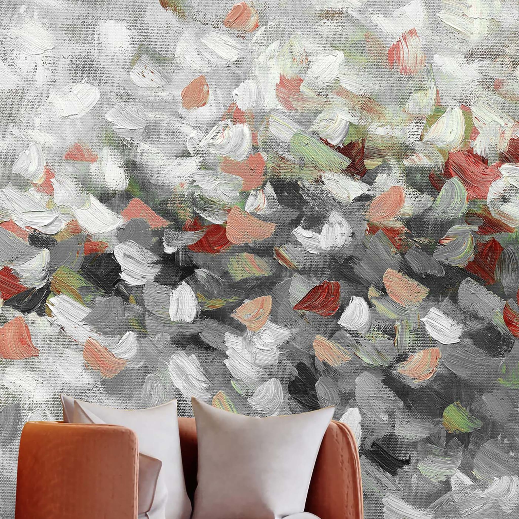 Snowflake Gray Wallpaper - Alternative view 2
