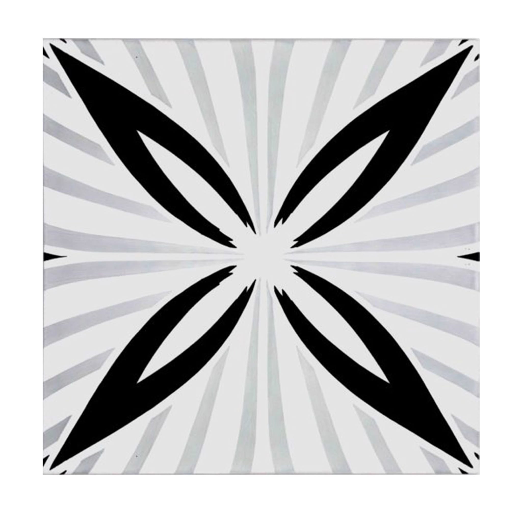 Stars #2 Negativo Black & White Set of 25 Square Tiles - Main view