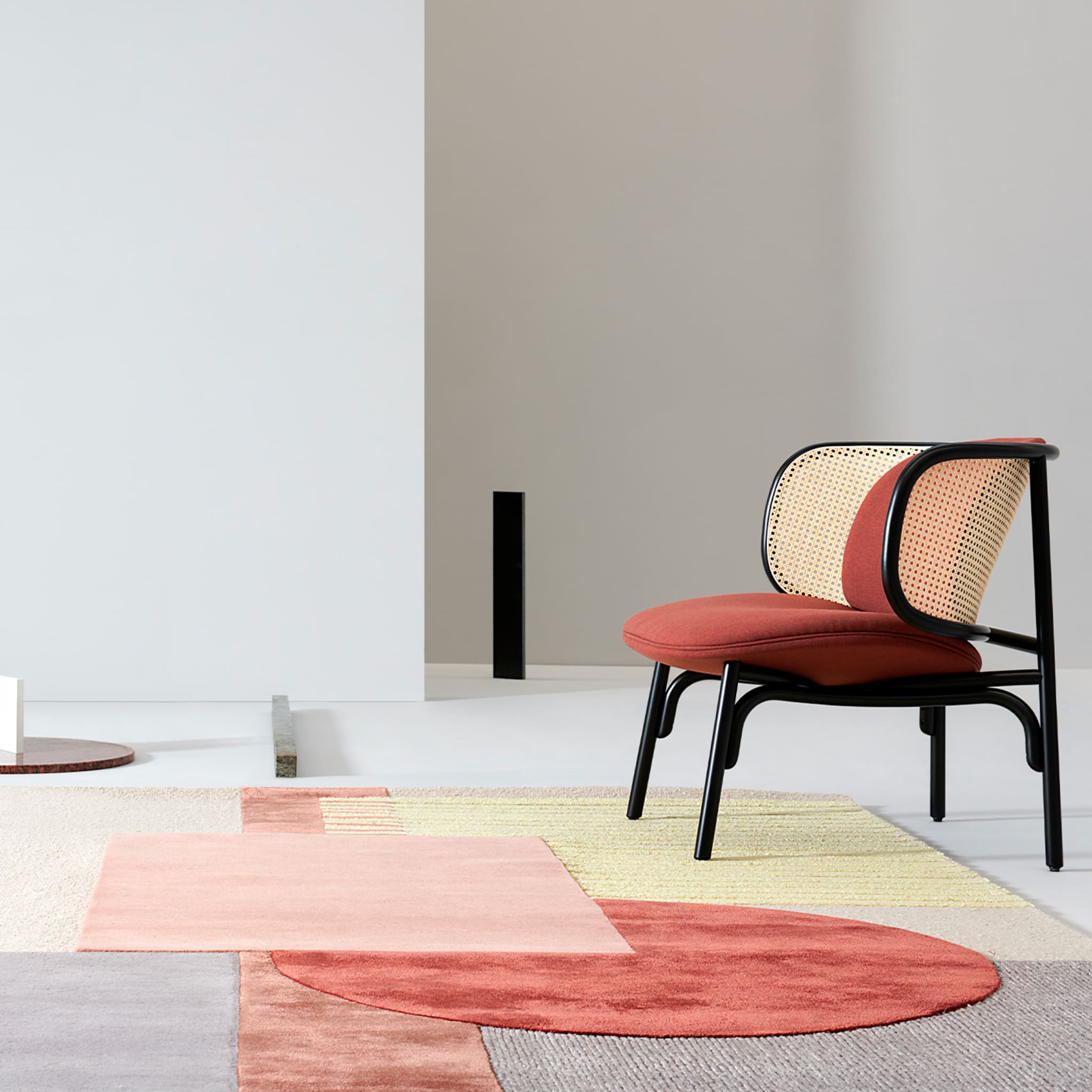 AROUND COLORS RUG PINK BY PAOLA PASTORINI - Alternative view 1