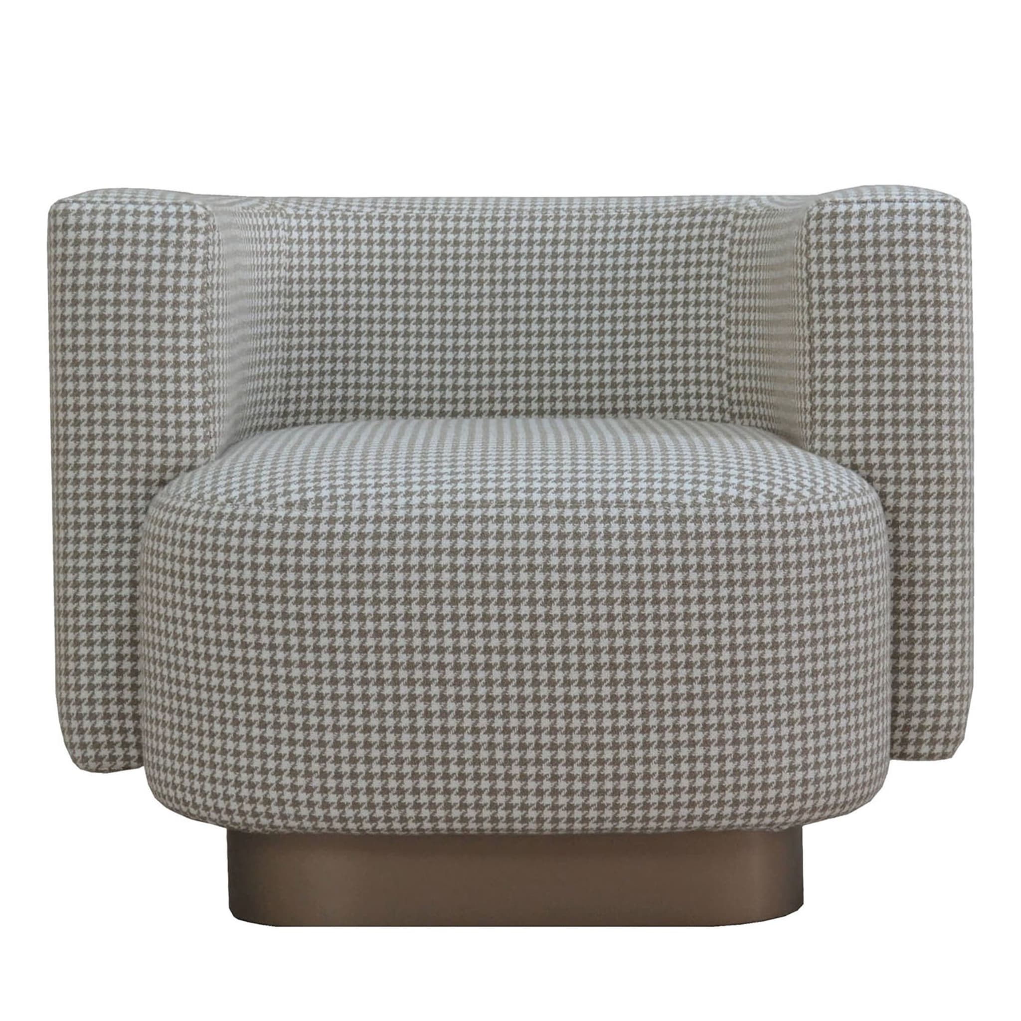  Italian Contemporary Lounge Upholstered Armchair  - Main view