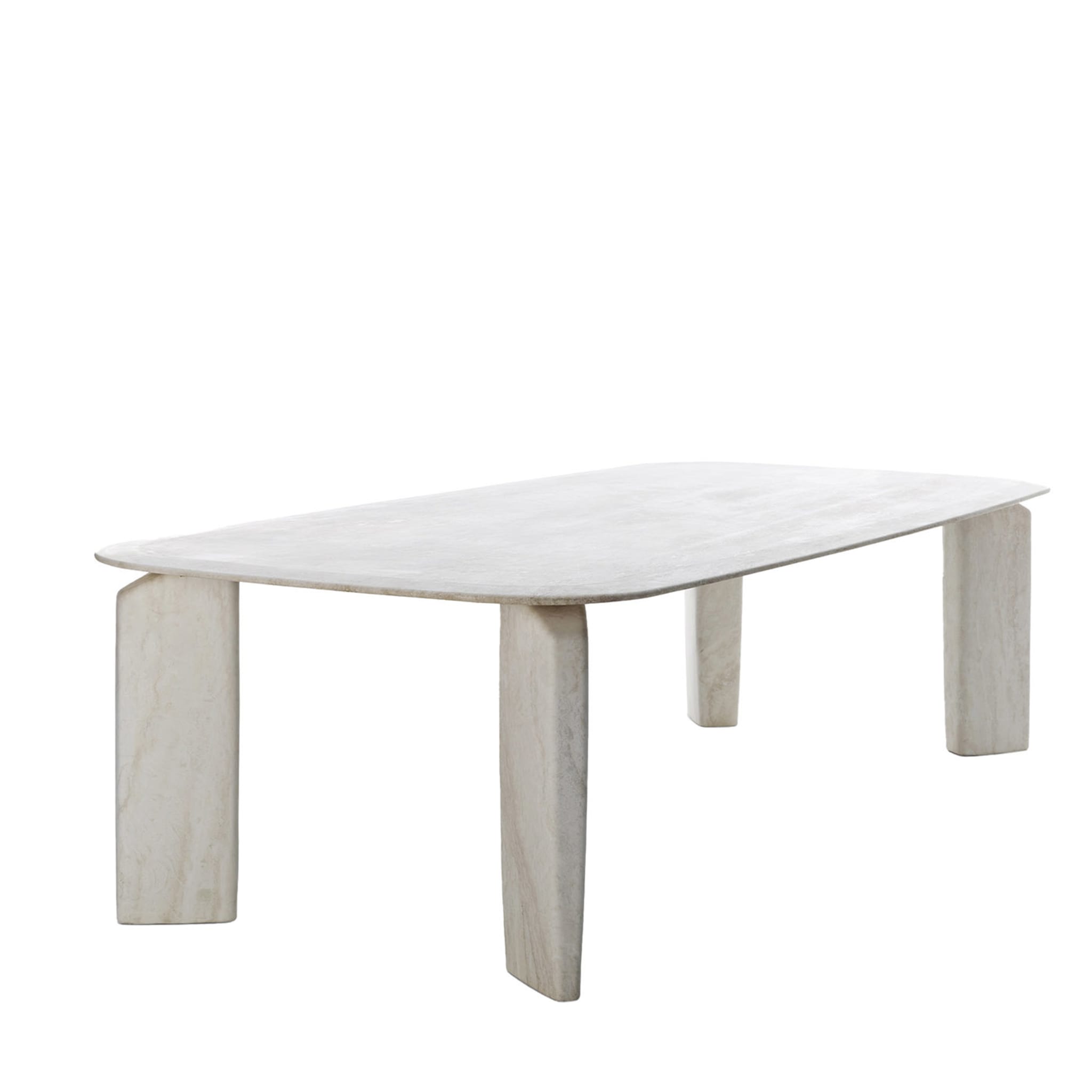 Giotto Rectangular Ostuni Table by Massimo Castagna - Main view