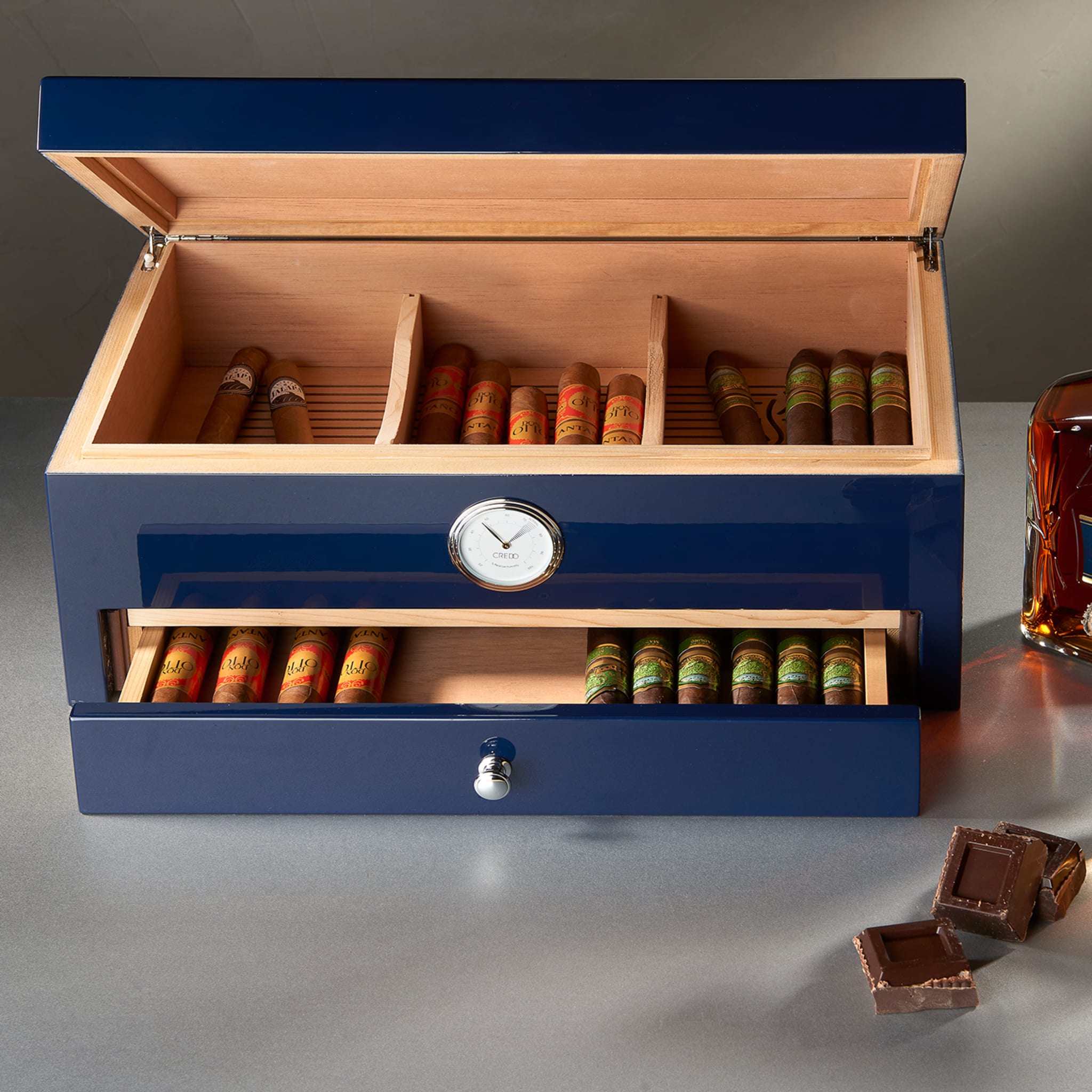 Cuba-inspired Blue Humidor (Special Club Edition)  - Alternative view 3