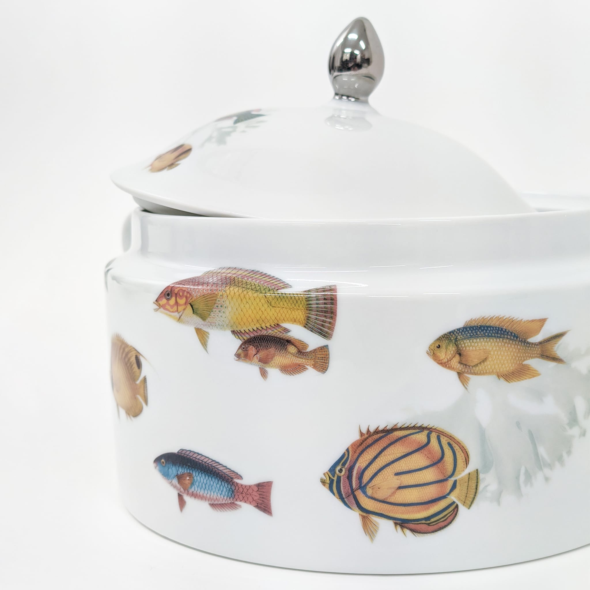 Amami Porcelain Tureen With Tropical Fish - Alternative view 2