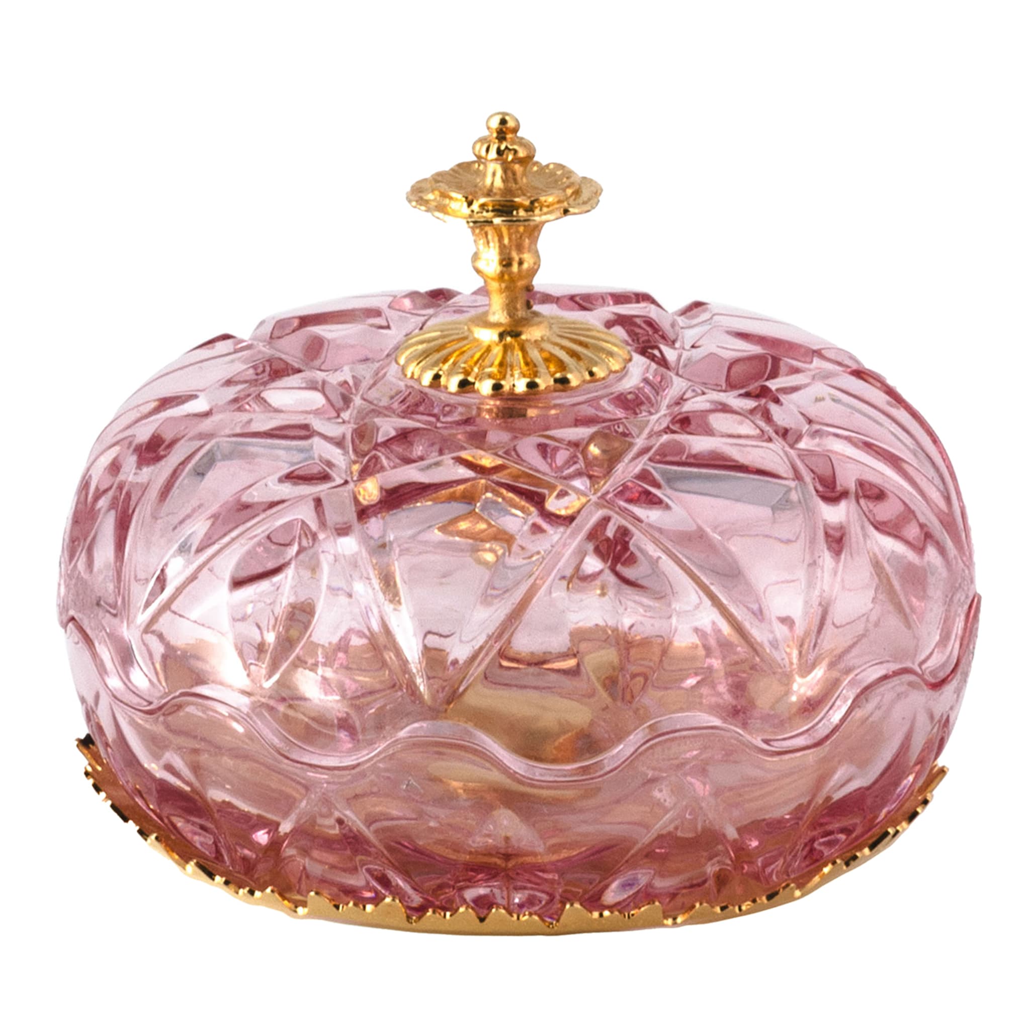 Boîte en cristal rose - Vue principale
