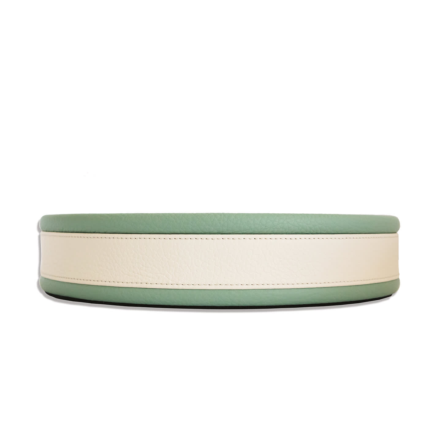 Strips Round Green Tray - Cassigoli