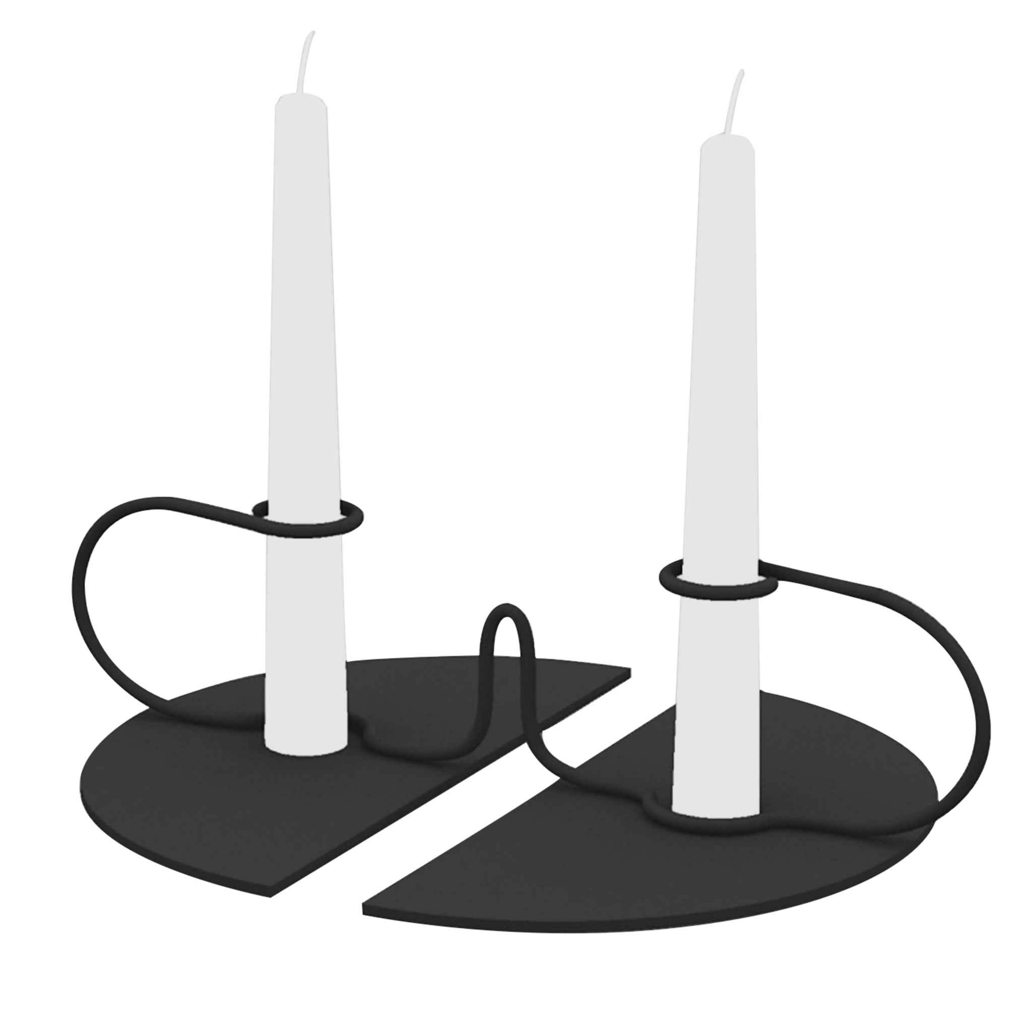 Attratti Anthracite Candle Holder - Main view