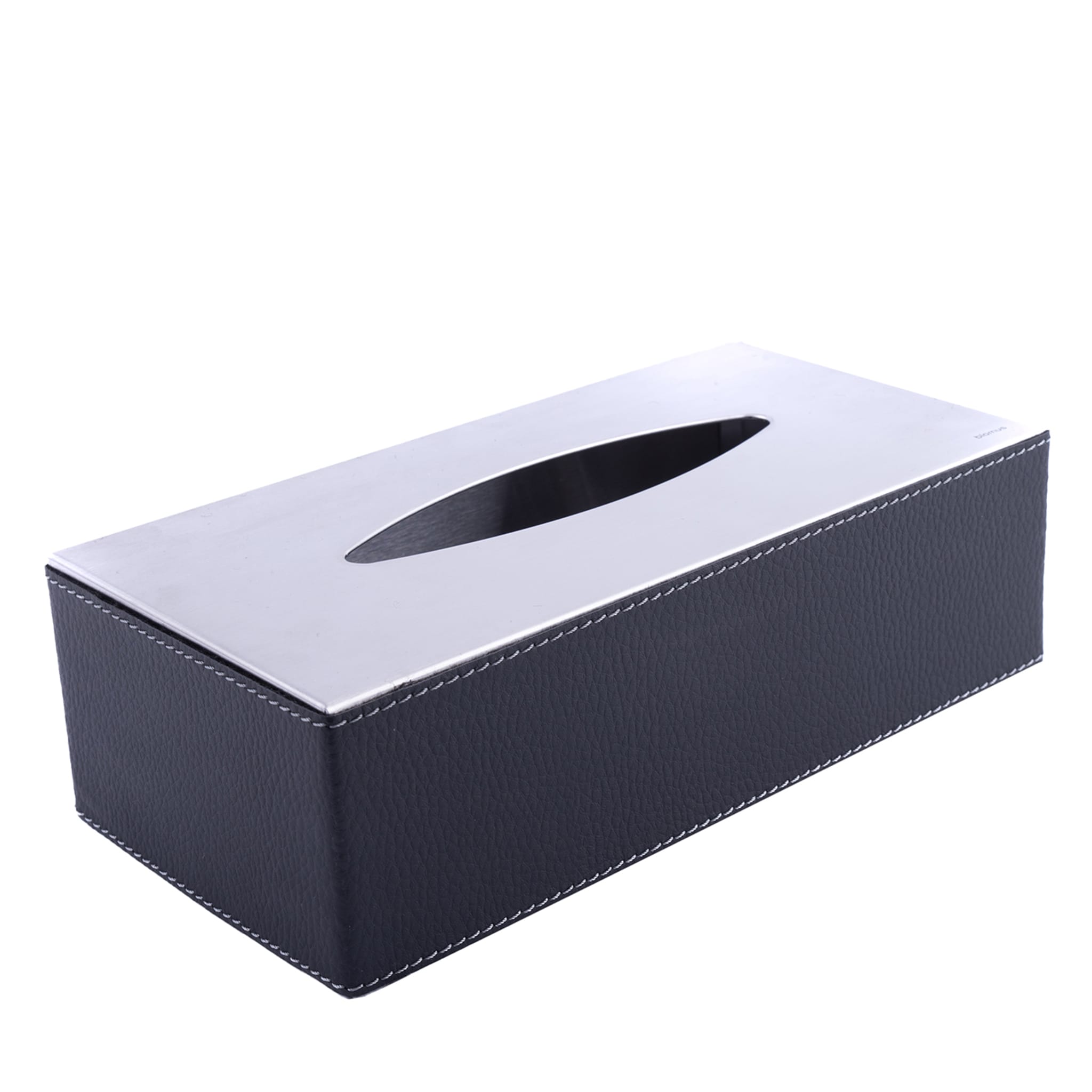Porta Kleenex Rectangular Negro - Vista principal