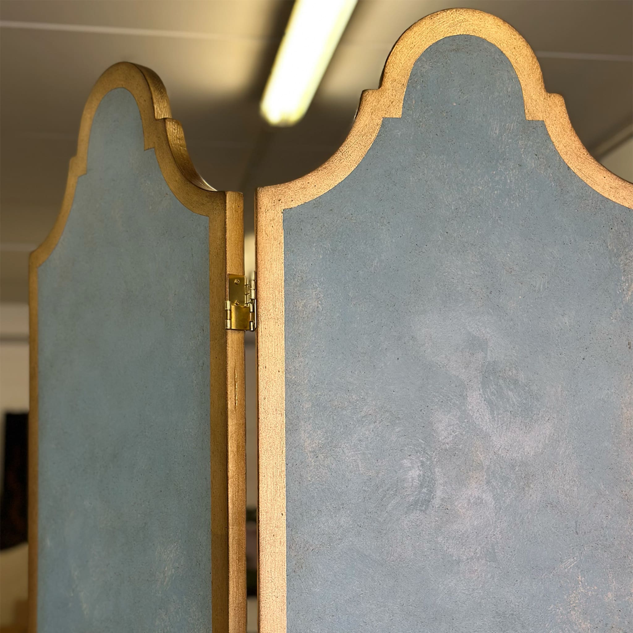 Moro Blue & Taupe Room Divider - Alternative view 2