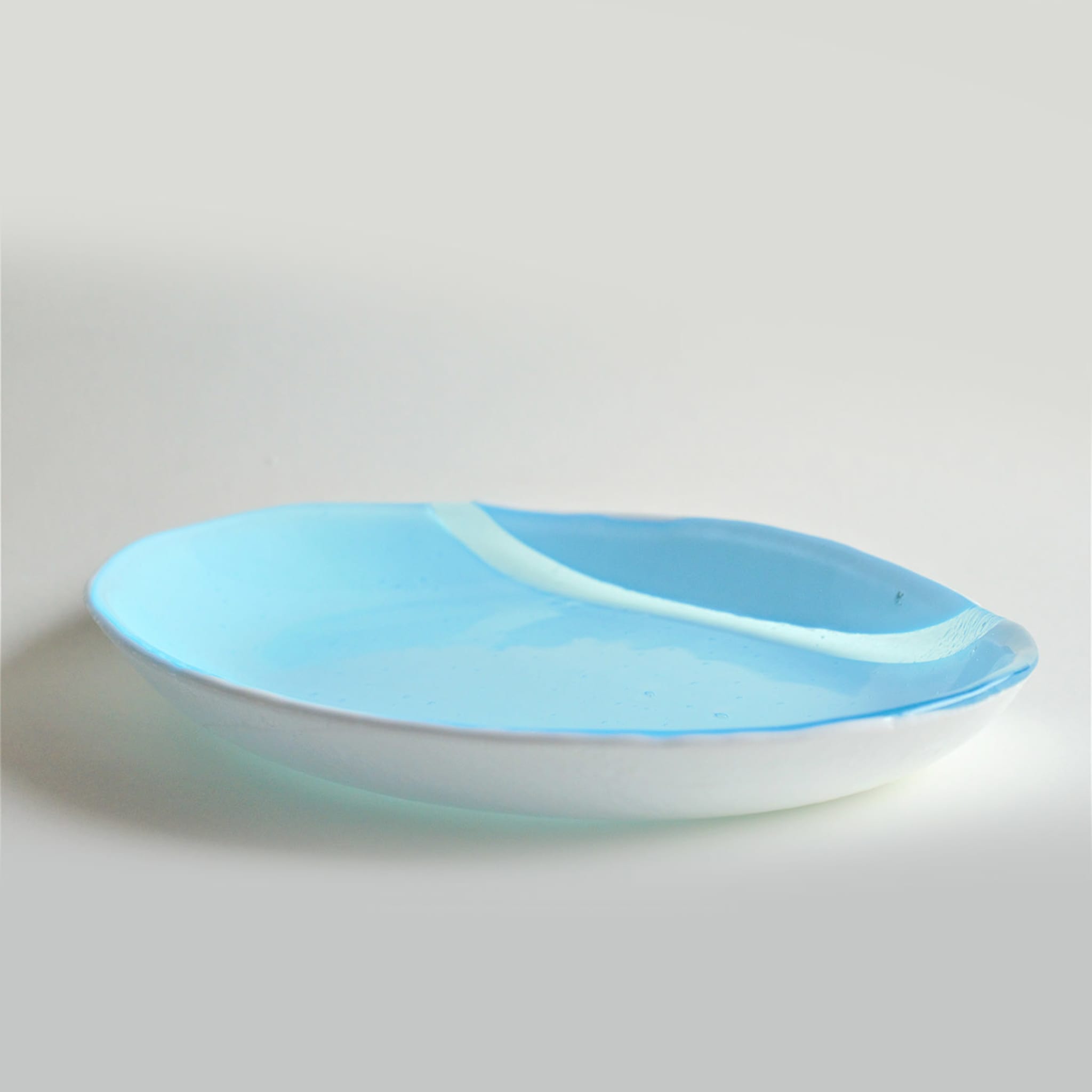 Turquoise Glass Serving Platter - Alternative view 3