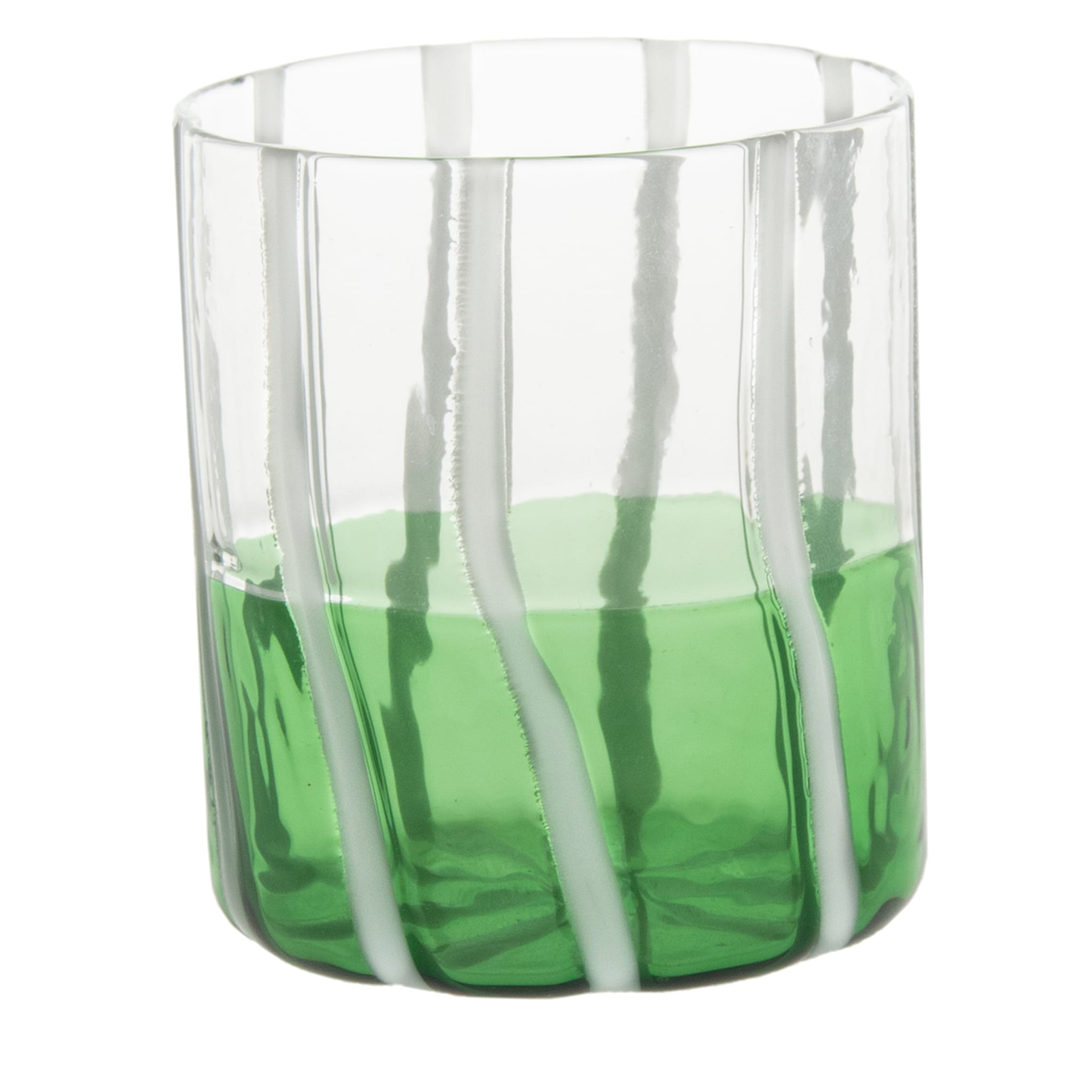 Grün &amp; Transparent Mezzo &amp; Mezzo Glas - Hauptansicht