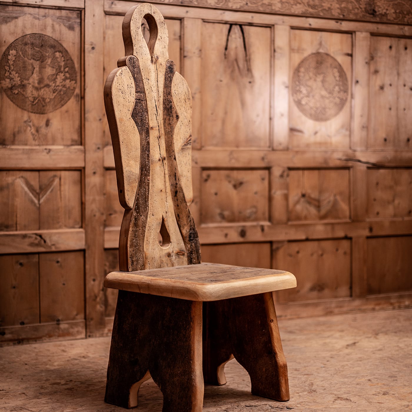 Angel Throne Chair - Falegnameria Helmut Santifaller