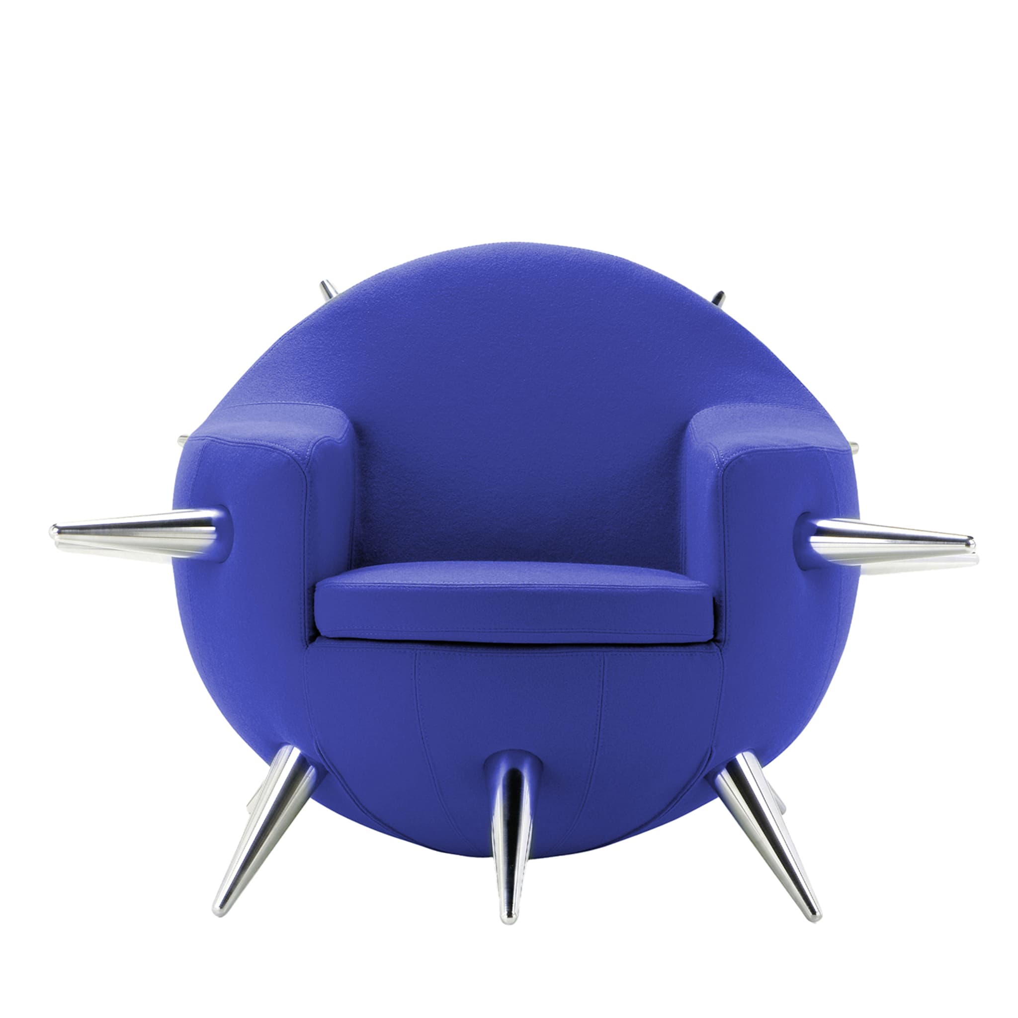 Bomb Blue Armchair by Simone Micheli - Main view