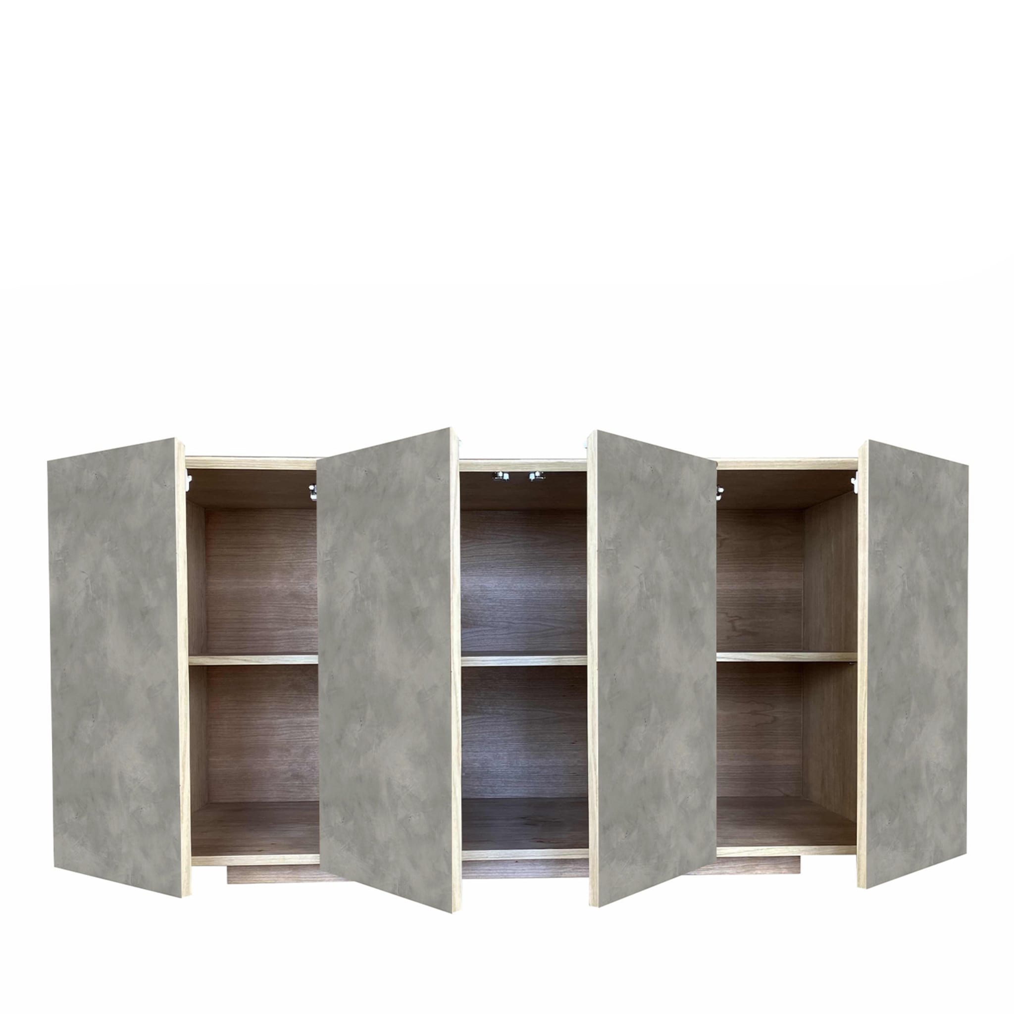 Boccadarno Otto Sideboard 4 portes gris par Meccani Studio - Vue alternative 4