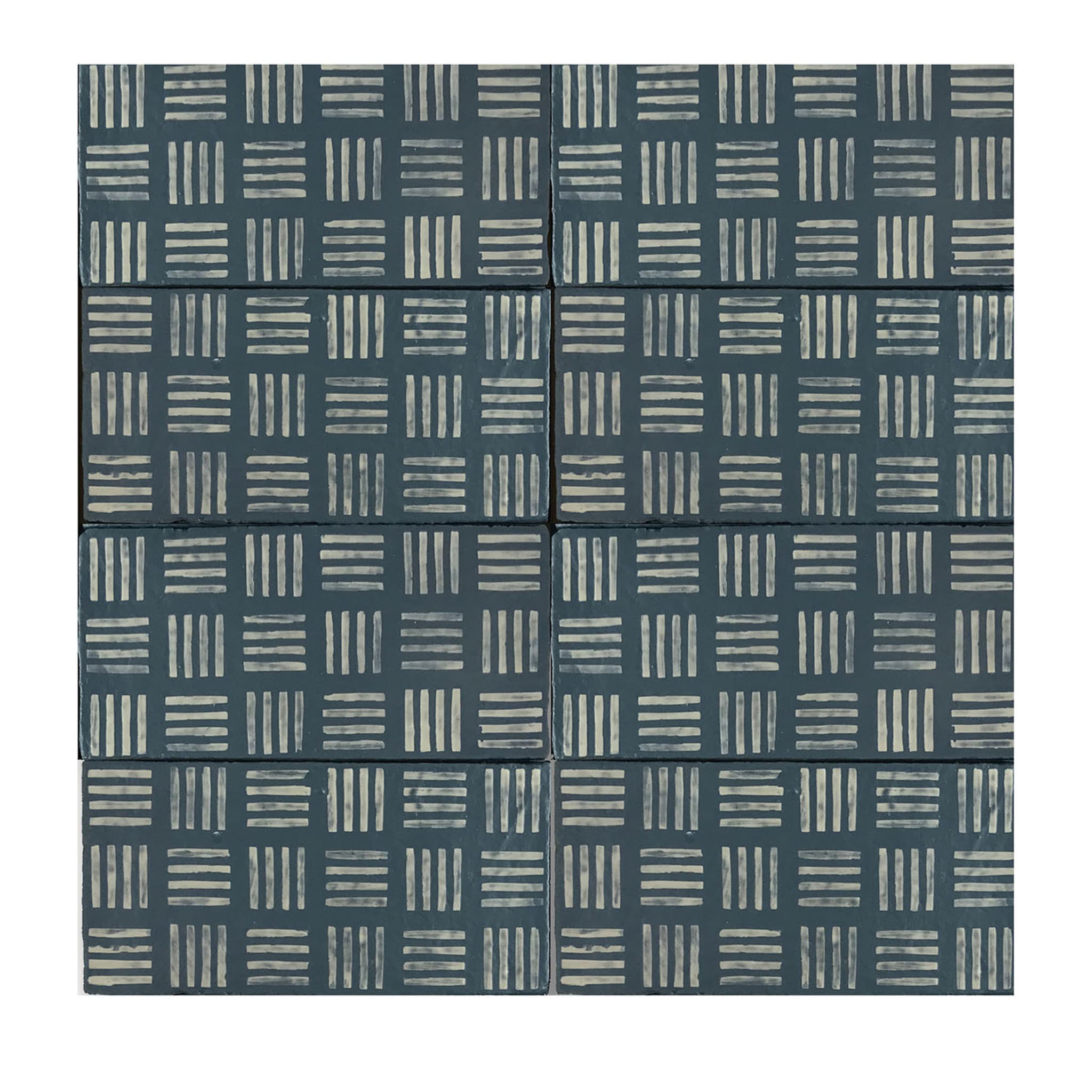 Daamè Set of 50 Rectangular Blue Tiles #2 - Main view