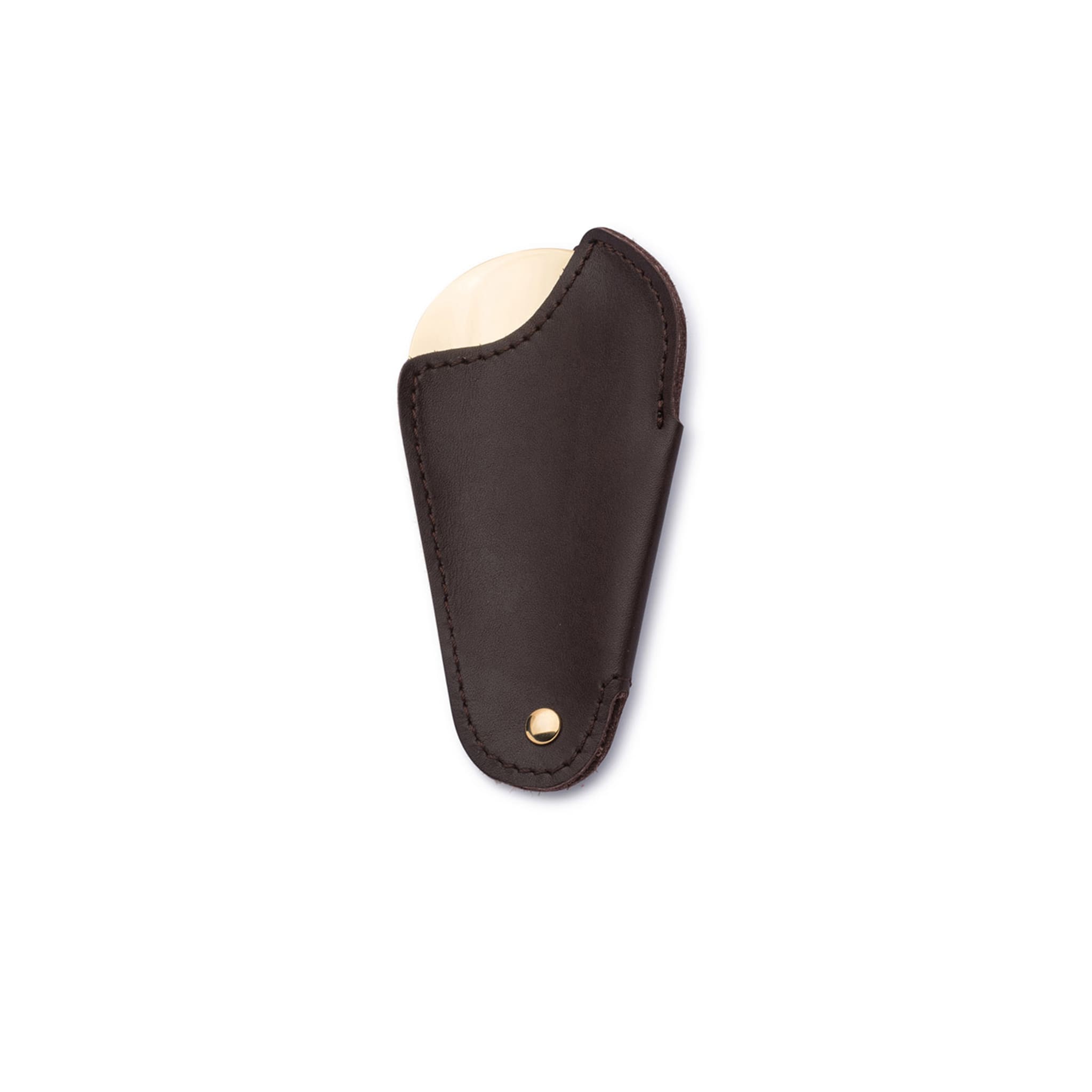 Brown & Gold Leather Travel Shoe Horn - Alternative view 2