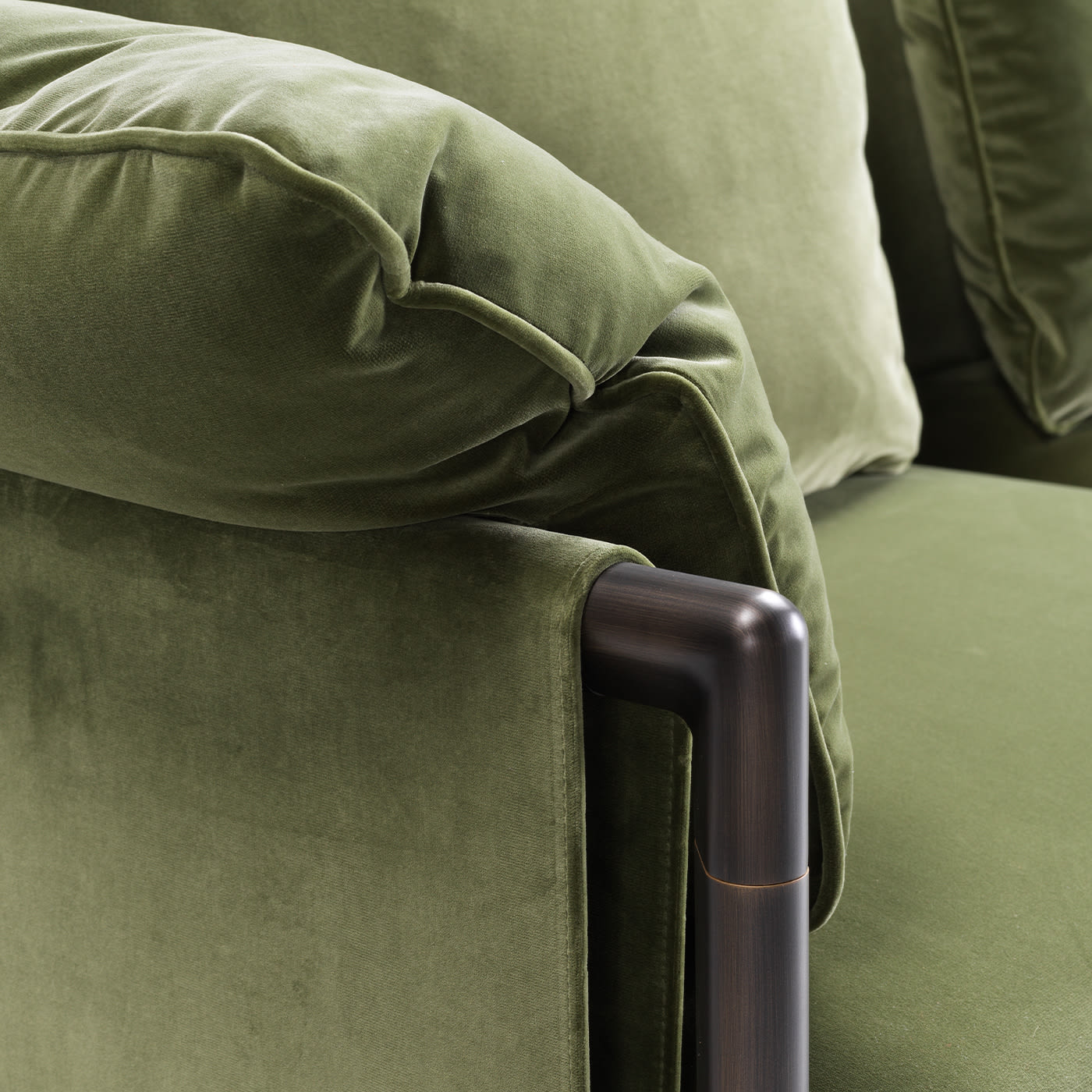 Dodo Green Sofa by Stefano Giovannoni