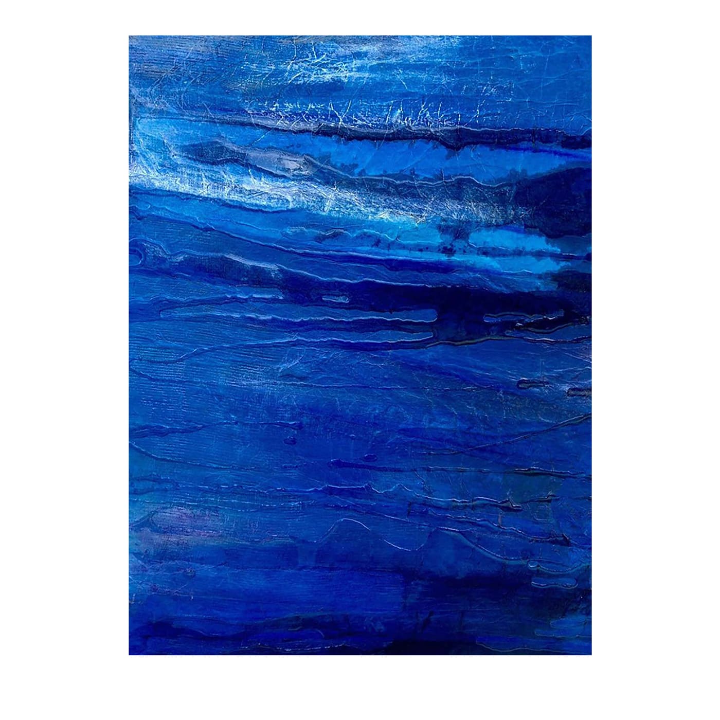 Deep Blue Decorative Panel by Alice Corbetta - Alice Corbetta