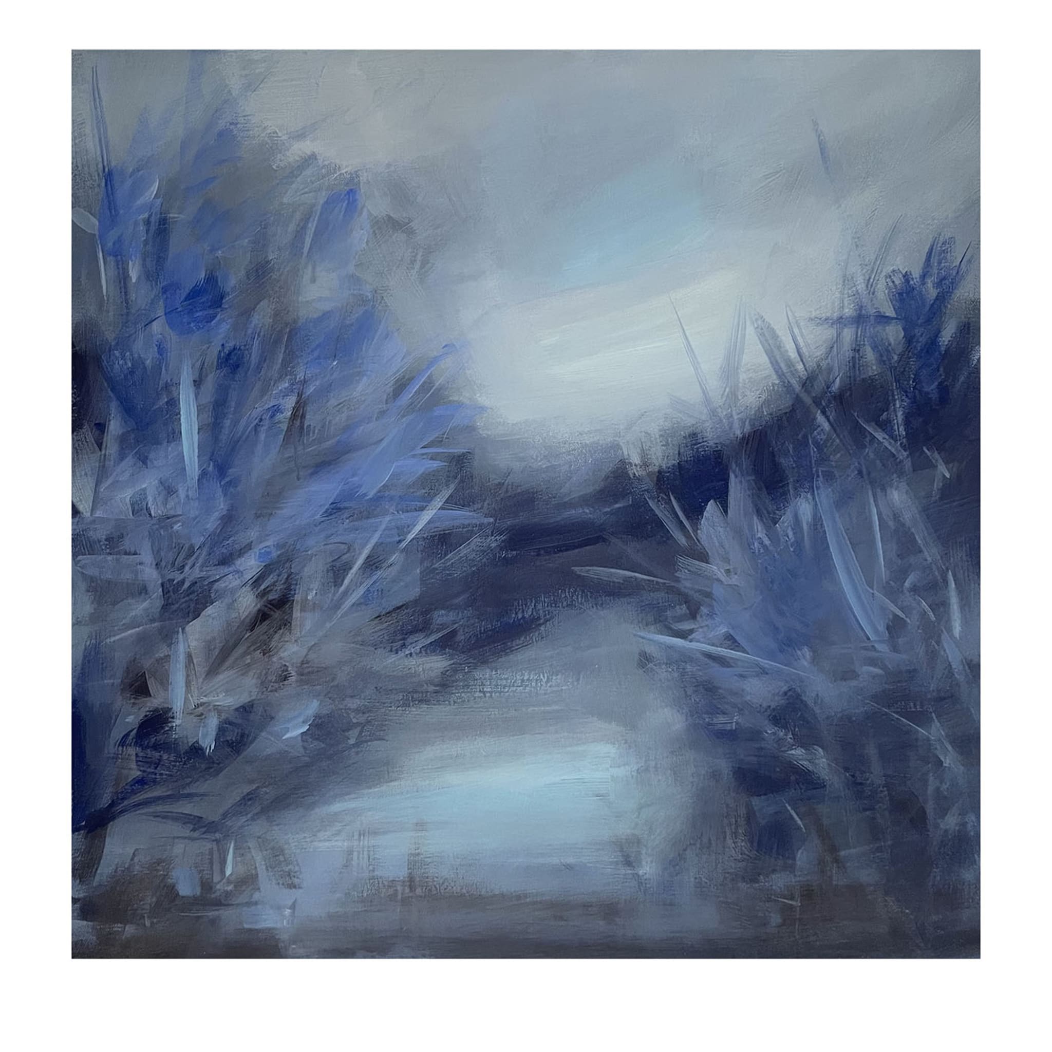 Paesaggio Blu Painting - Main view
