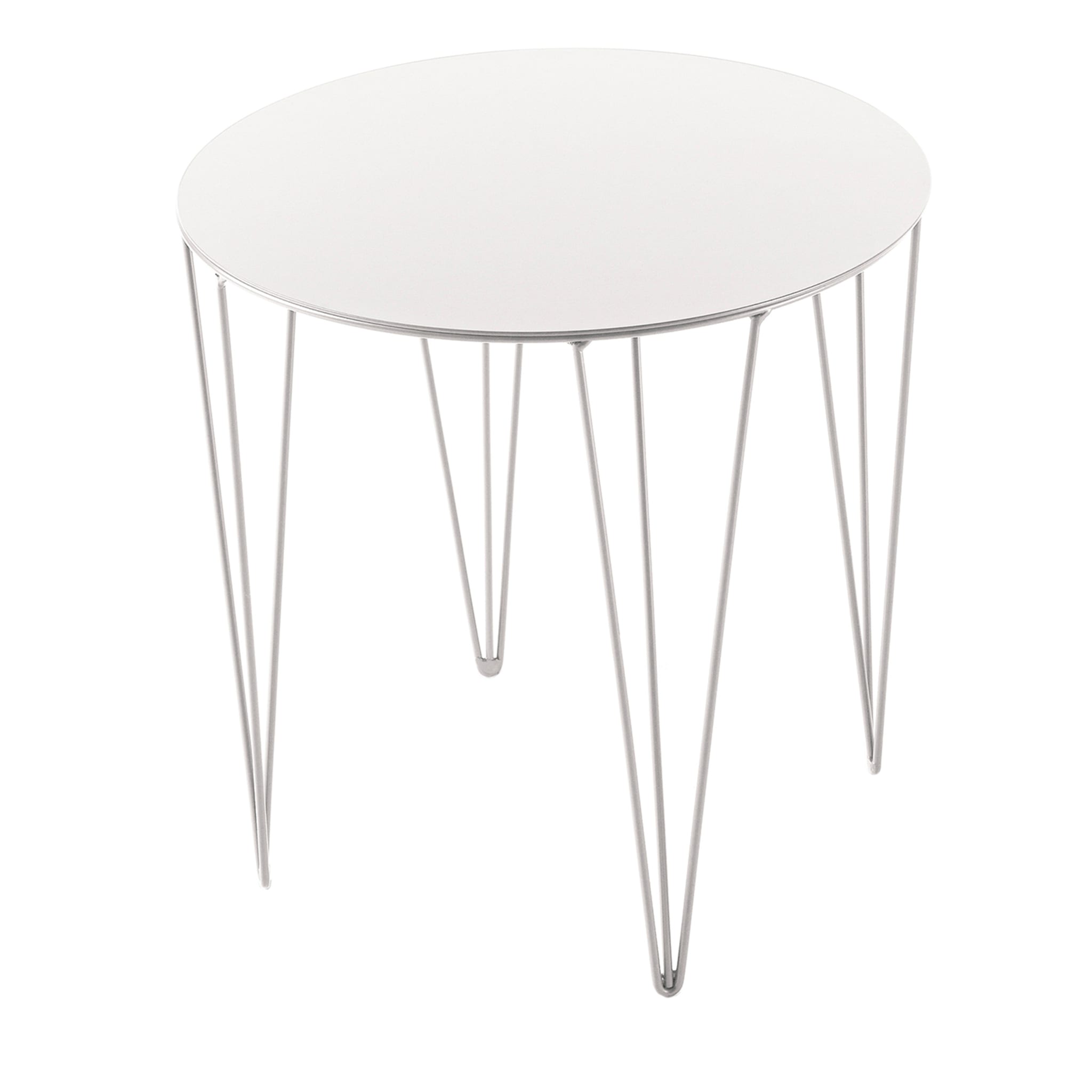 Chele White Round Coffee Table #2 - Main view
