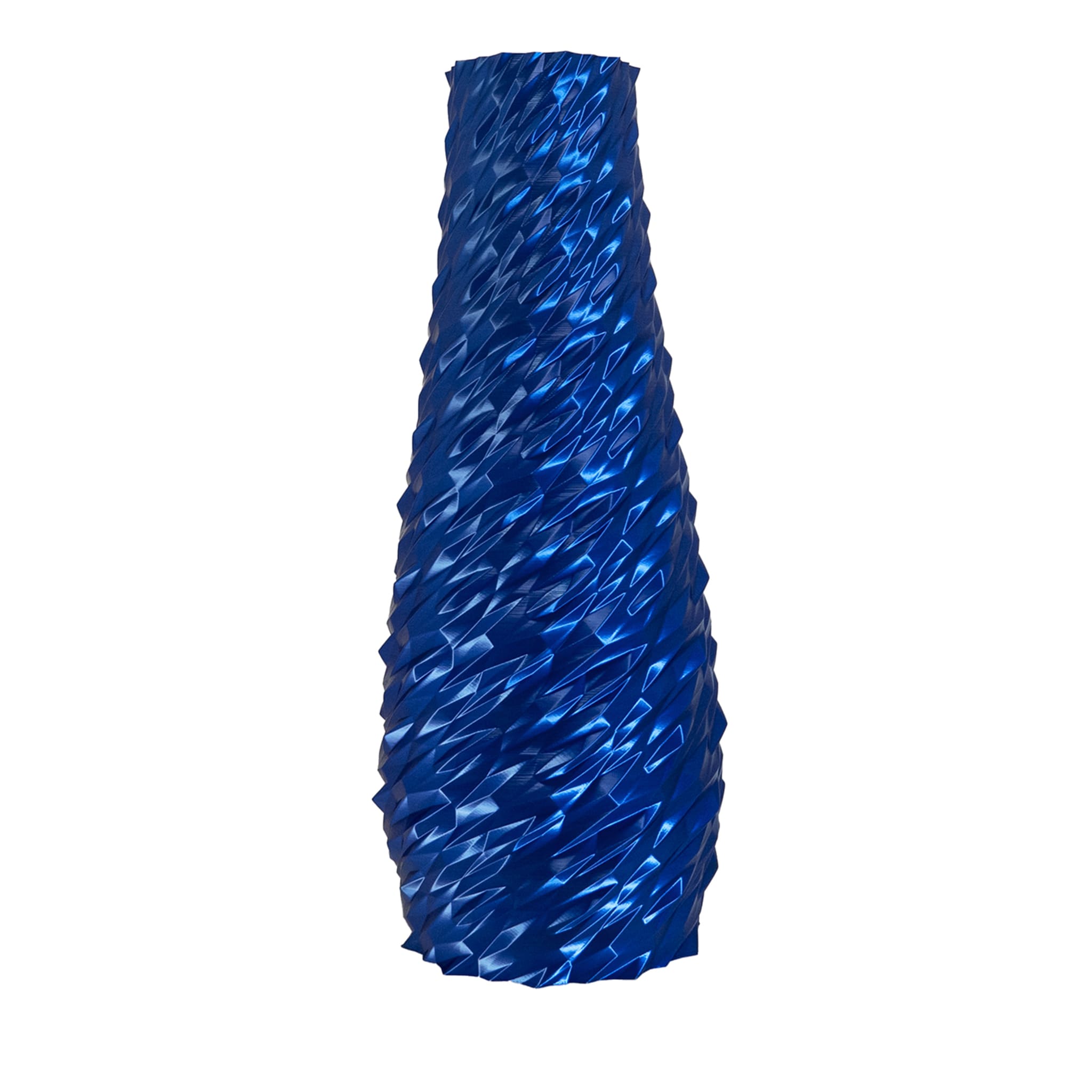 Dragonskin Blue Vase-Sculpture - Main view