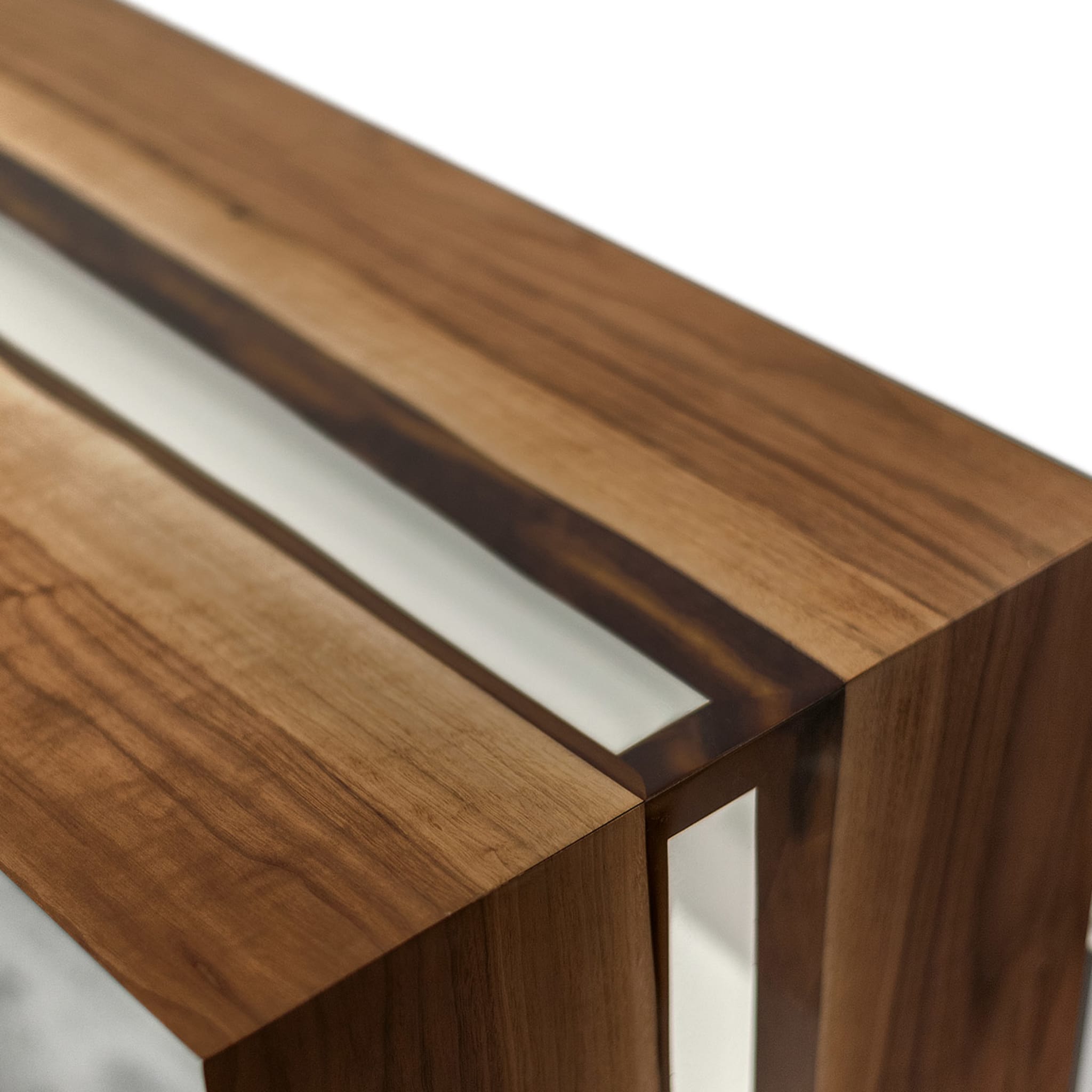 Frame Resin Walnut Console by C.R. & S. Riva 1920 - Alternative view 1
