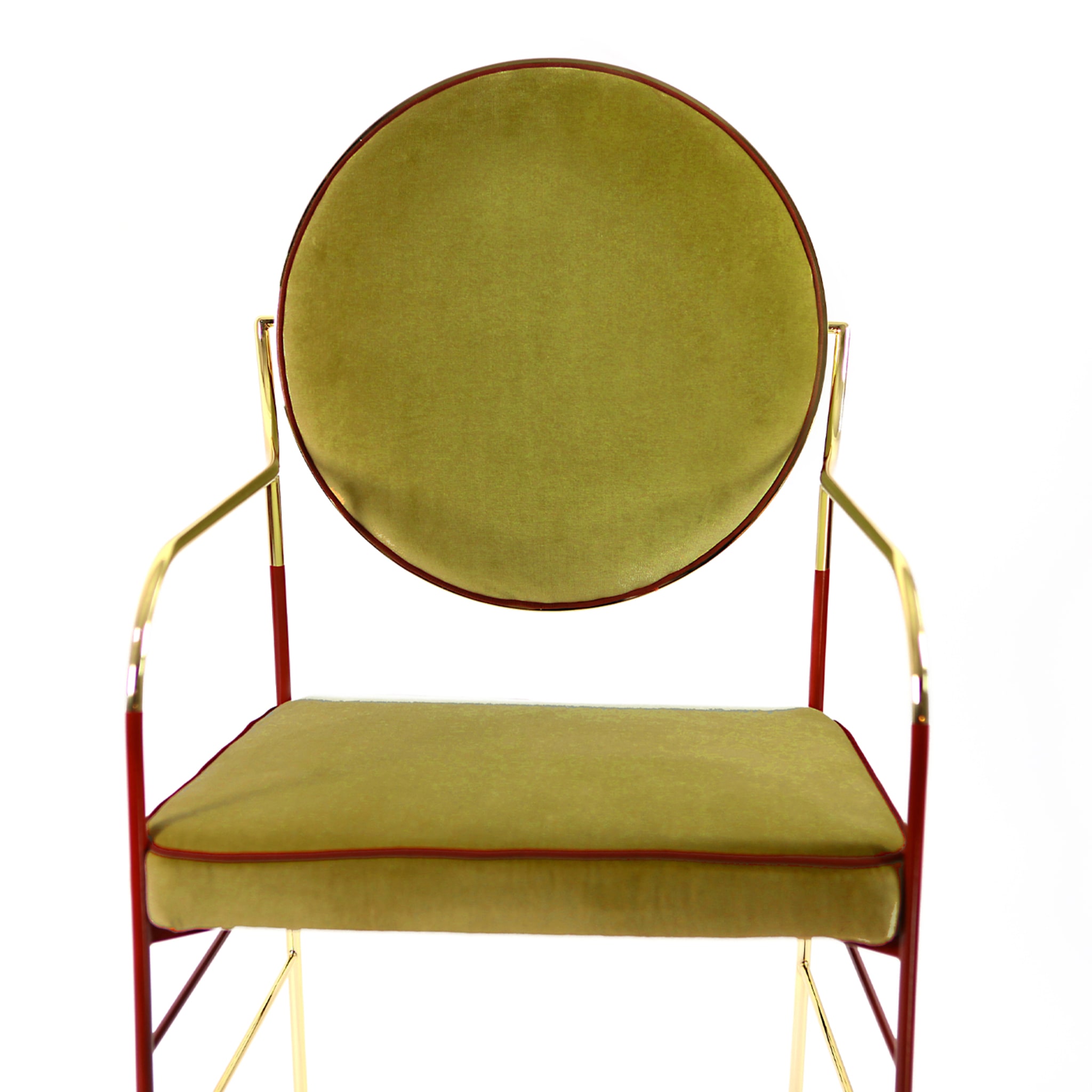 Set of 2 Luigina Gold and Sage Chair - Alternative view 2