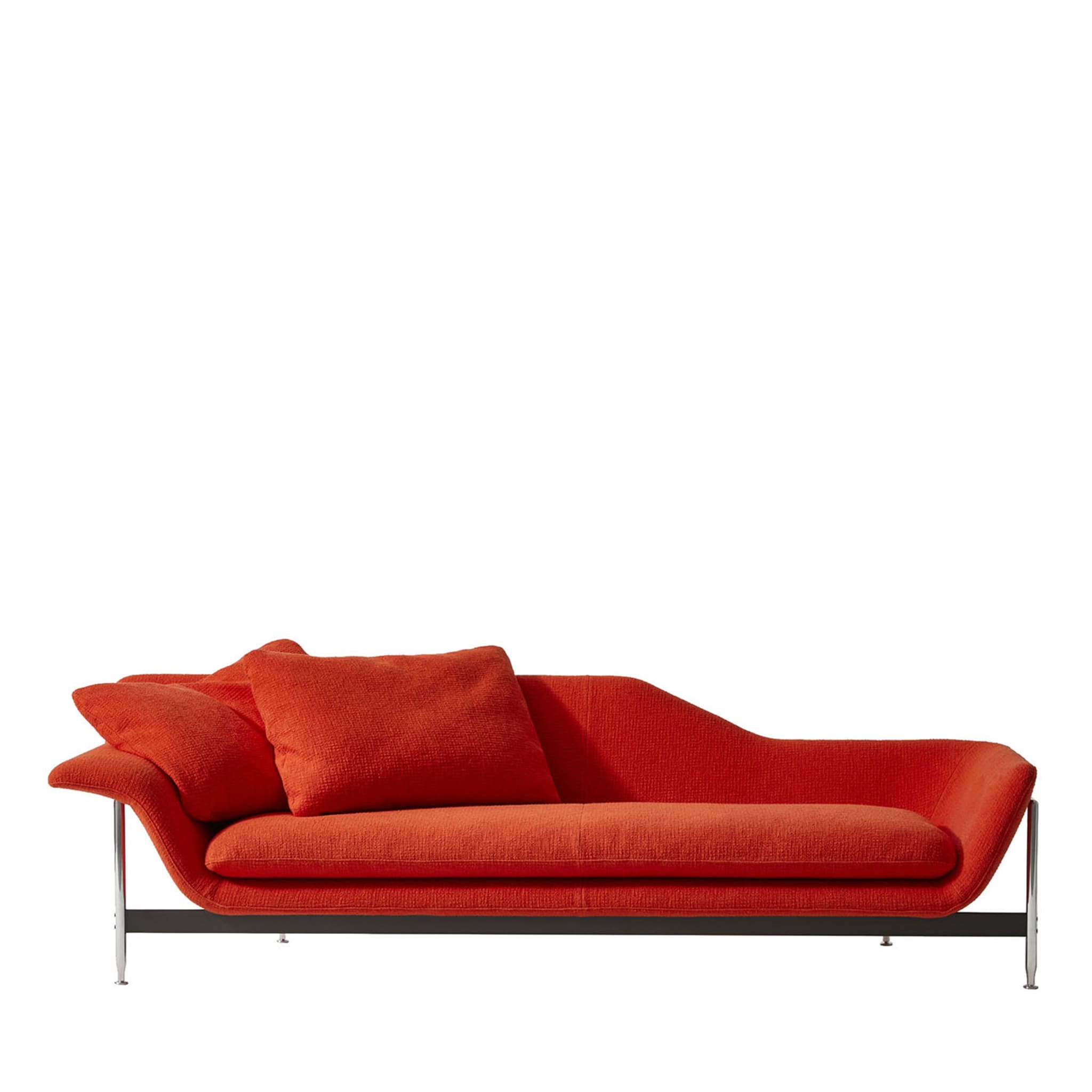 Esosoft Left-Sided 3-Seater Orange Sofa by Antonio Citterio   - Main view