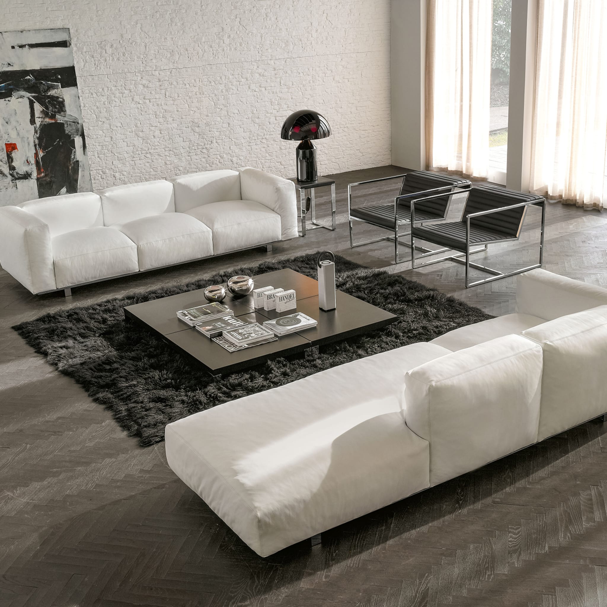 Daytona White Sofa by Giuseppe Bavuso - Vue alternative 2