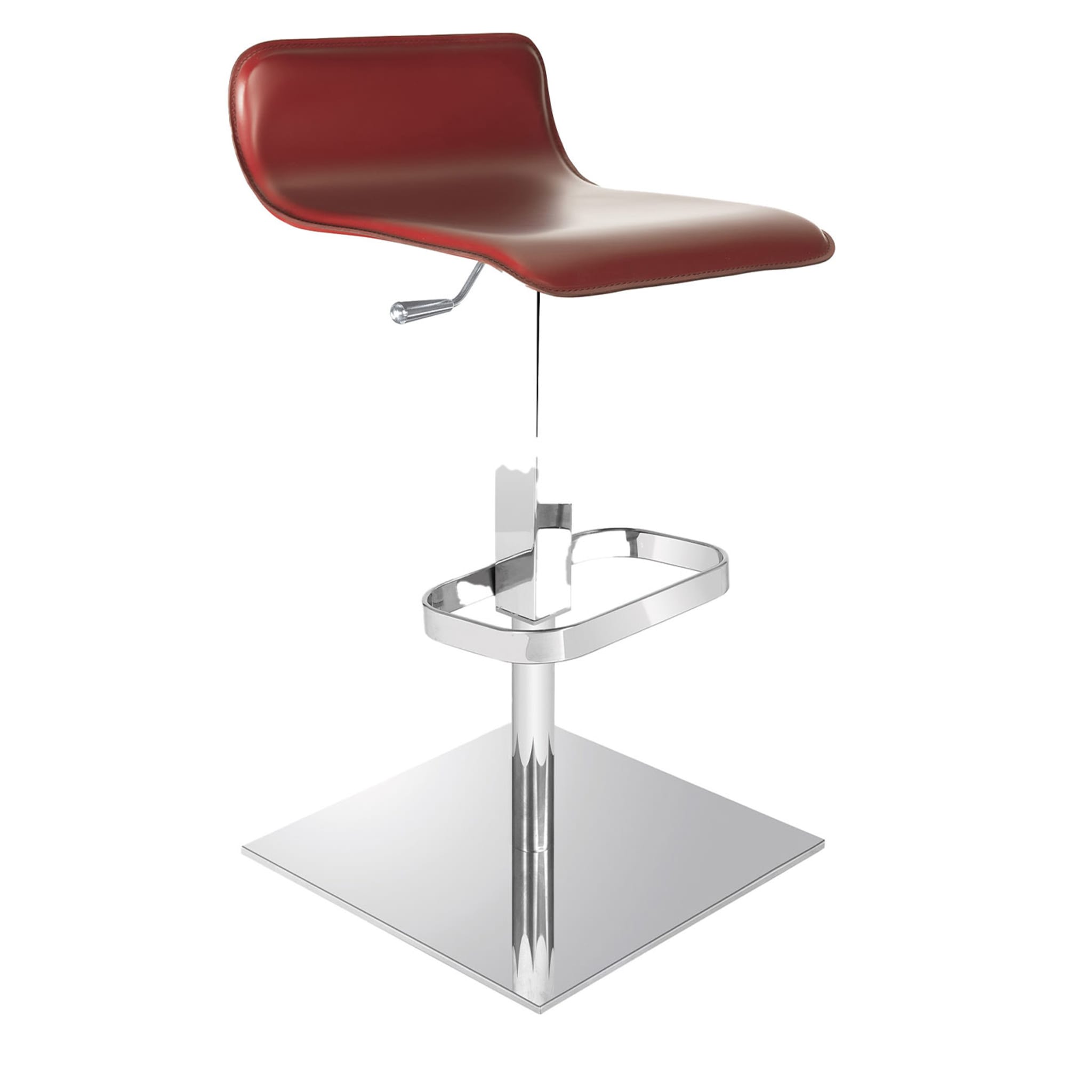 Silea Red Stool - Main view