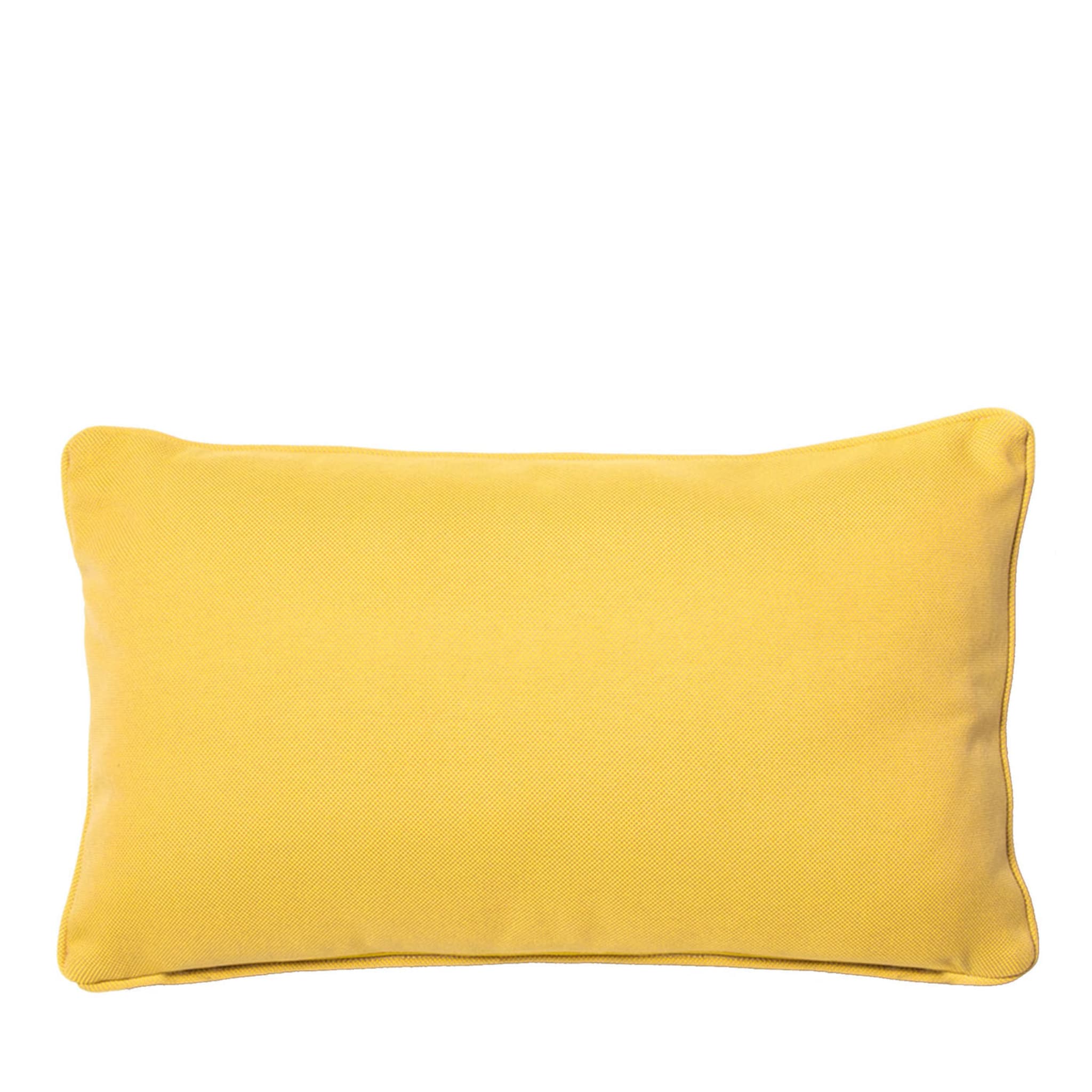 Mia Lemon Waterproof Small Cushion by Luciana Gomez - Alternative view 1
