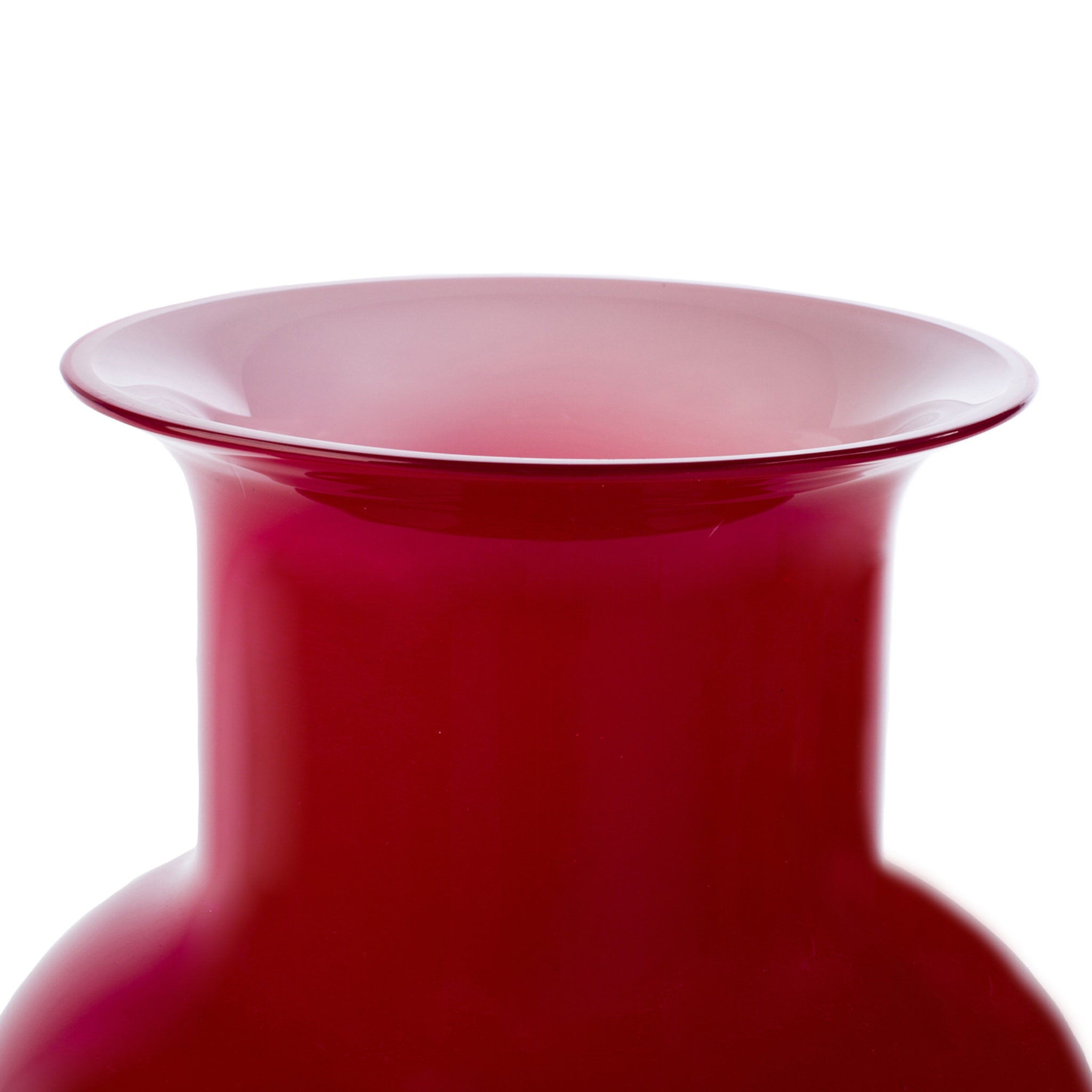 Demajo Incamiciato Red and White Vase - Alternative view 4