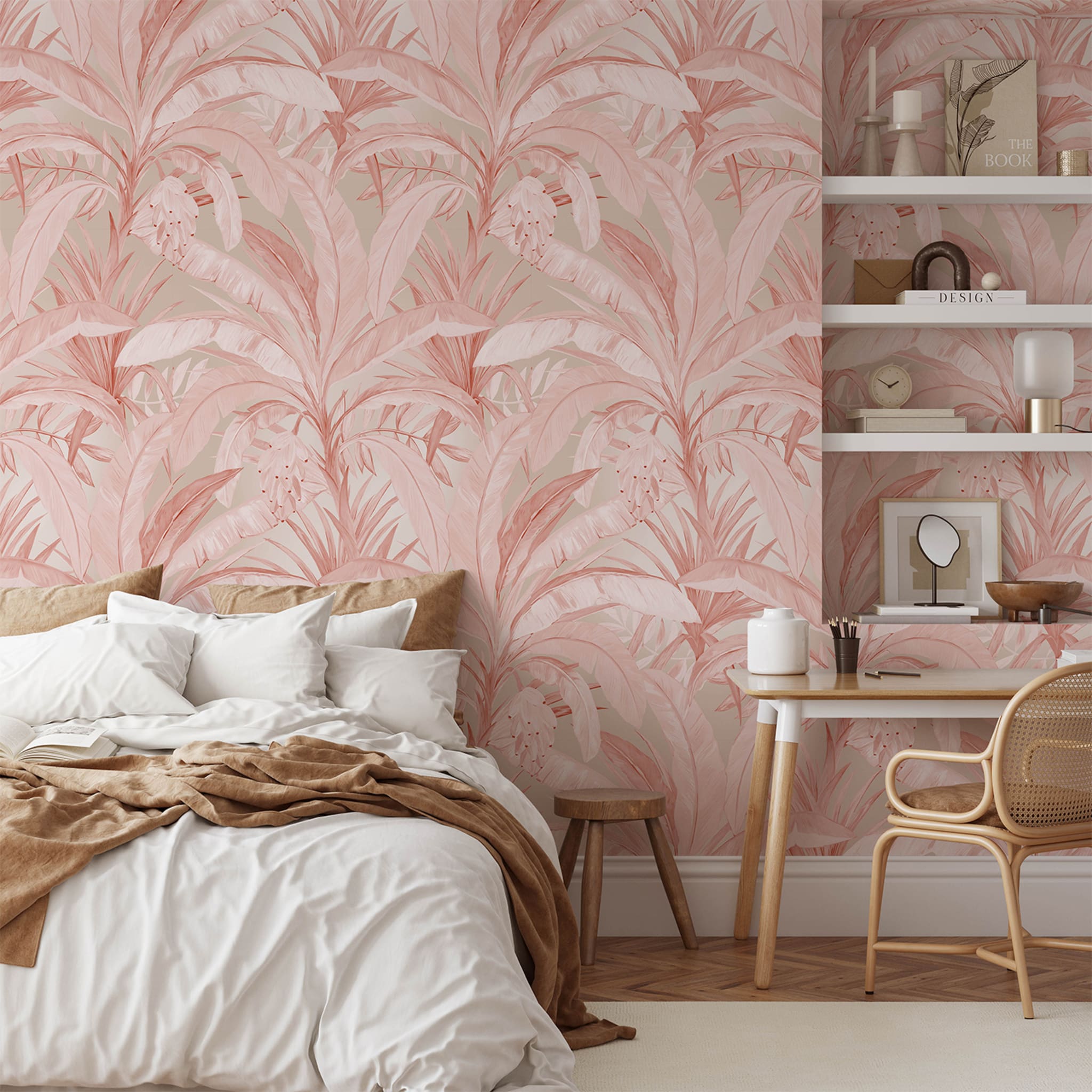 Pink Tropical Jungle Wallpaper - Alternative view 3