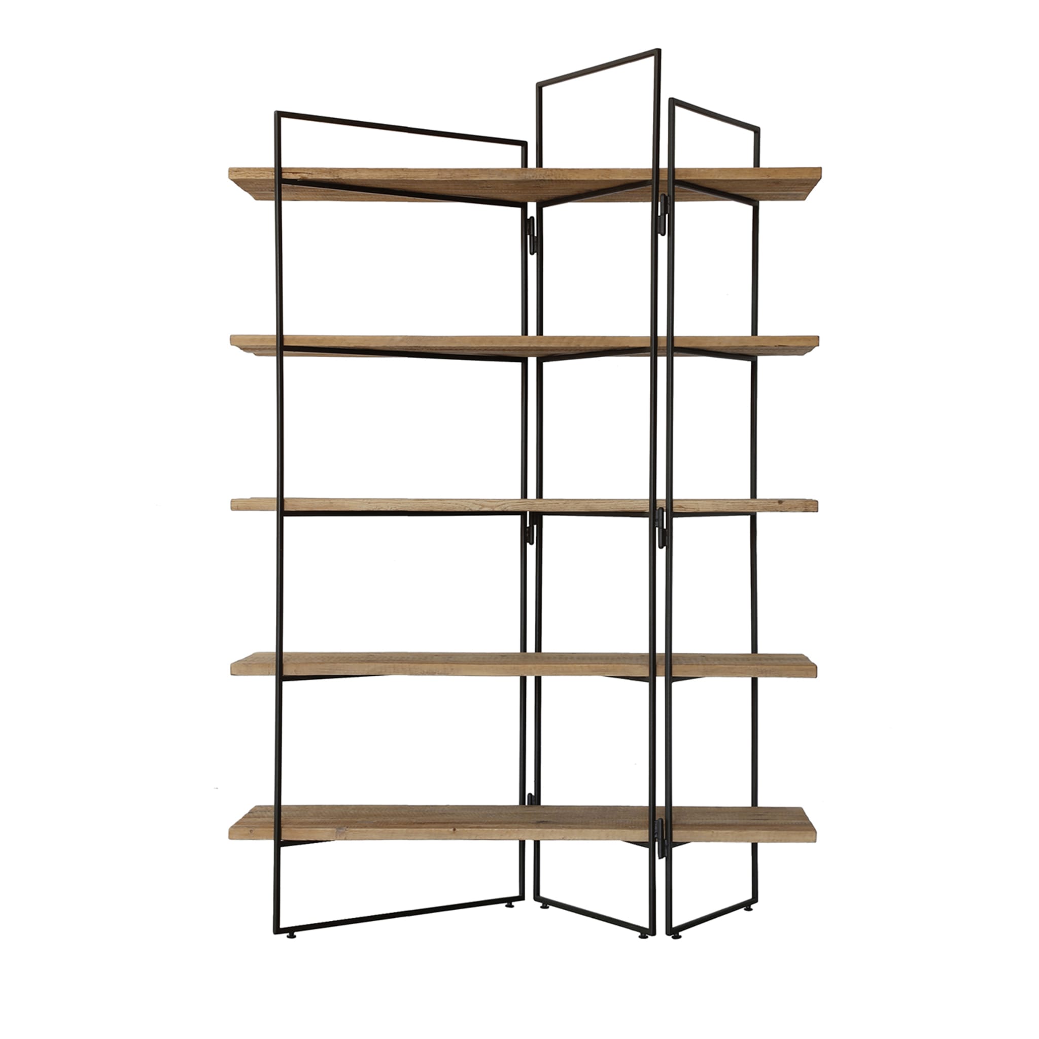 5-Shelf Asymmetrical Bookcase - Main view
