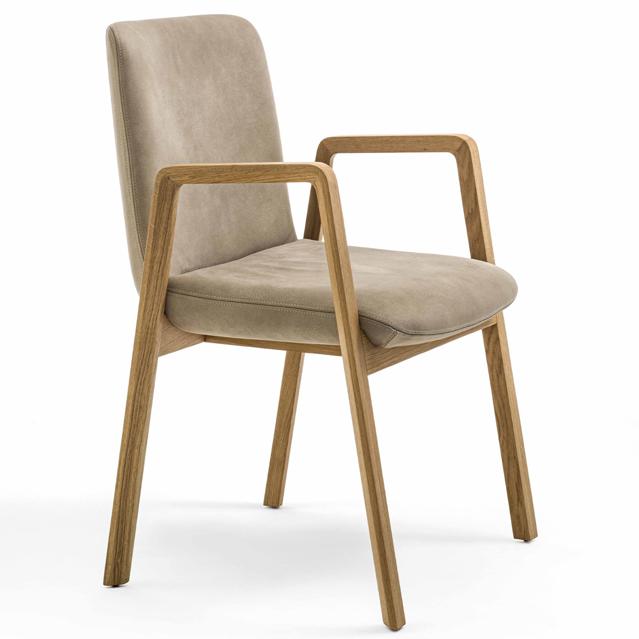 Noblé Brown Chair With Arms by Giuliano & Gabriele Cappelletti - Alternative view 2