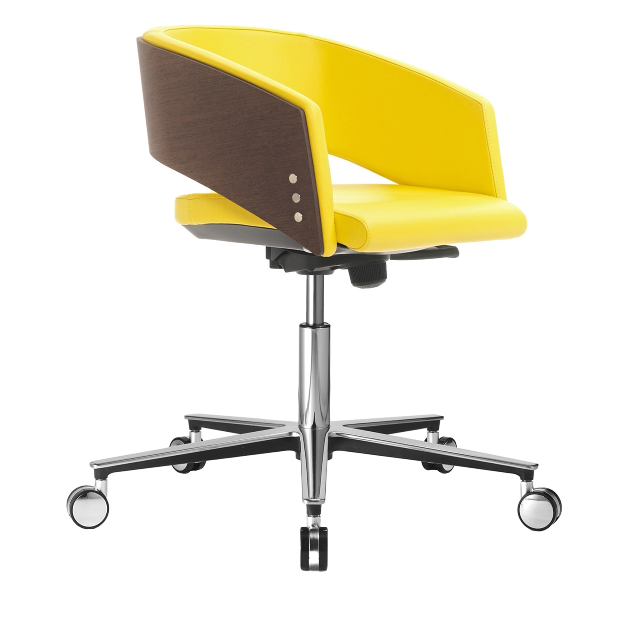 Major B Yellow Swivel Chair - Main view