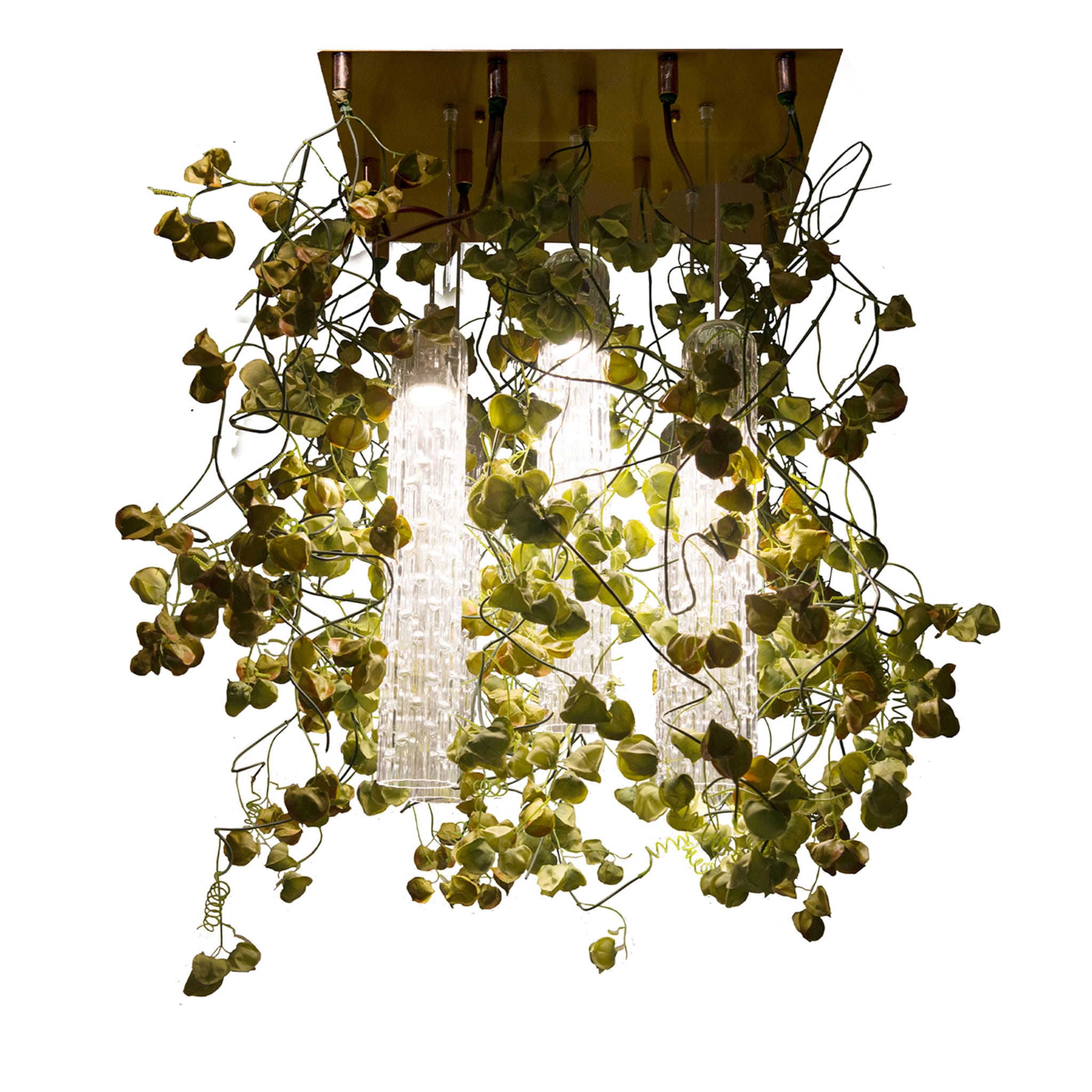 Flower Power Physalis Large Square Chandelier - Main view