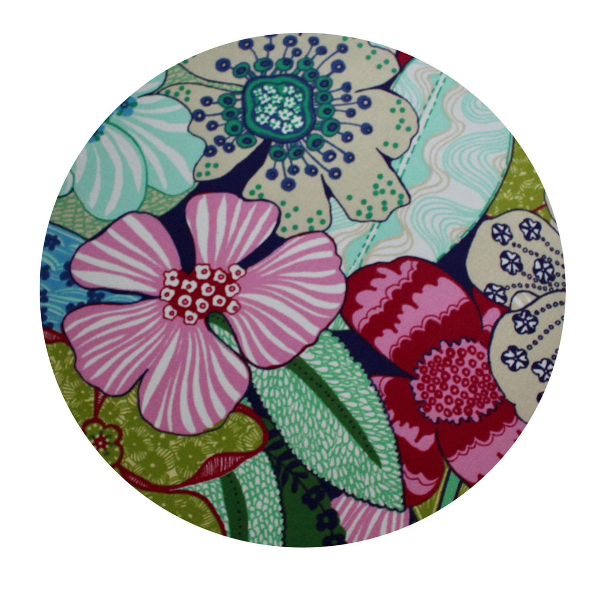 Cuffiette Floral Round Polychrome Placemat #1 - Main view