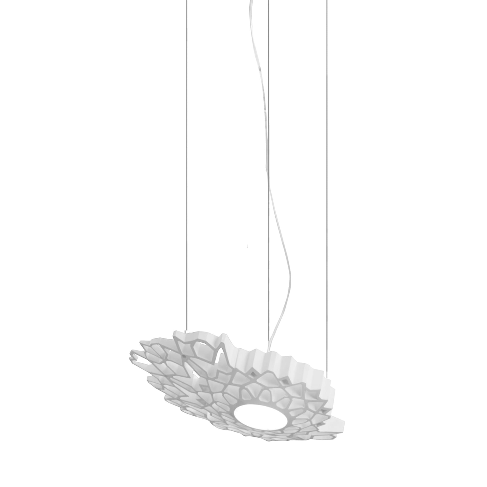 Notredame S White Pendant Lamp by Luca De Bona & Dario De Meo - Main view