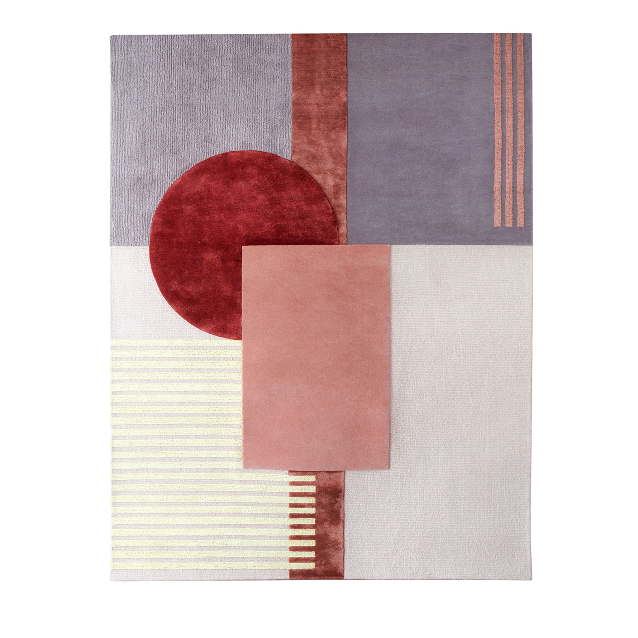 AROUND COLORS RUG PINK BY PAOLA PASTORINI - Main view