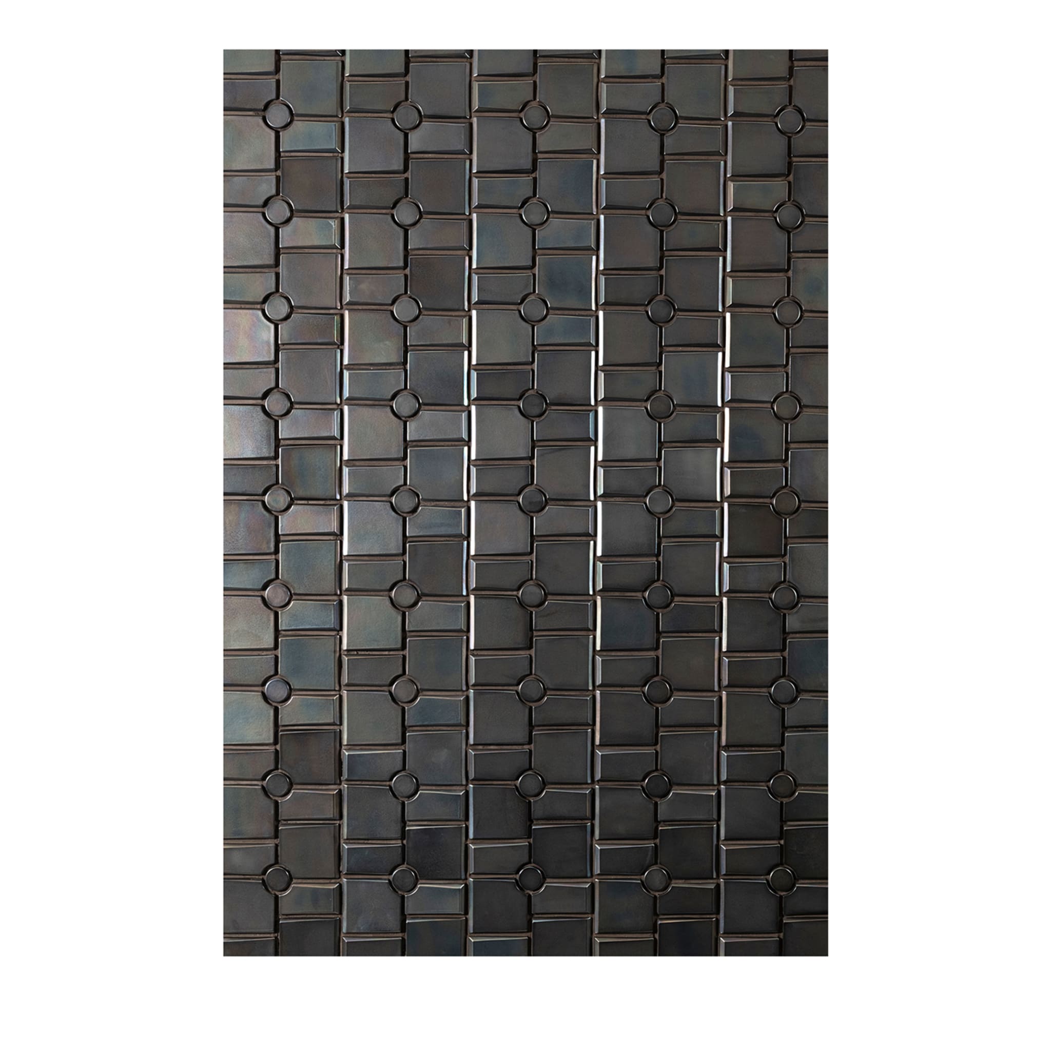 Maya 5 Braune Mosaikwandverkleidung von Giacomo Totti - Hauptansicht
