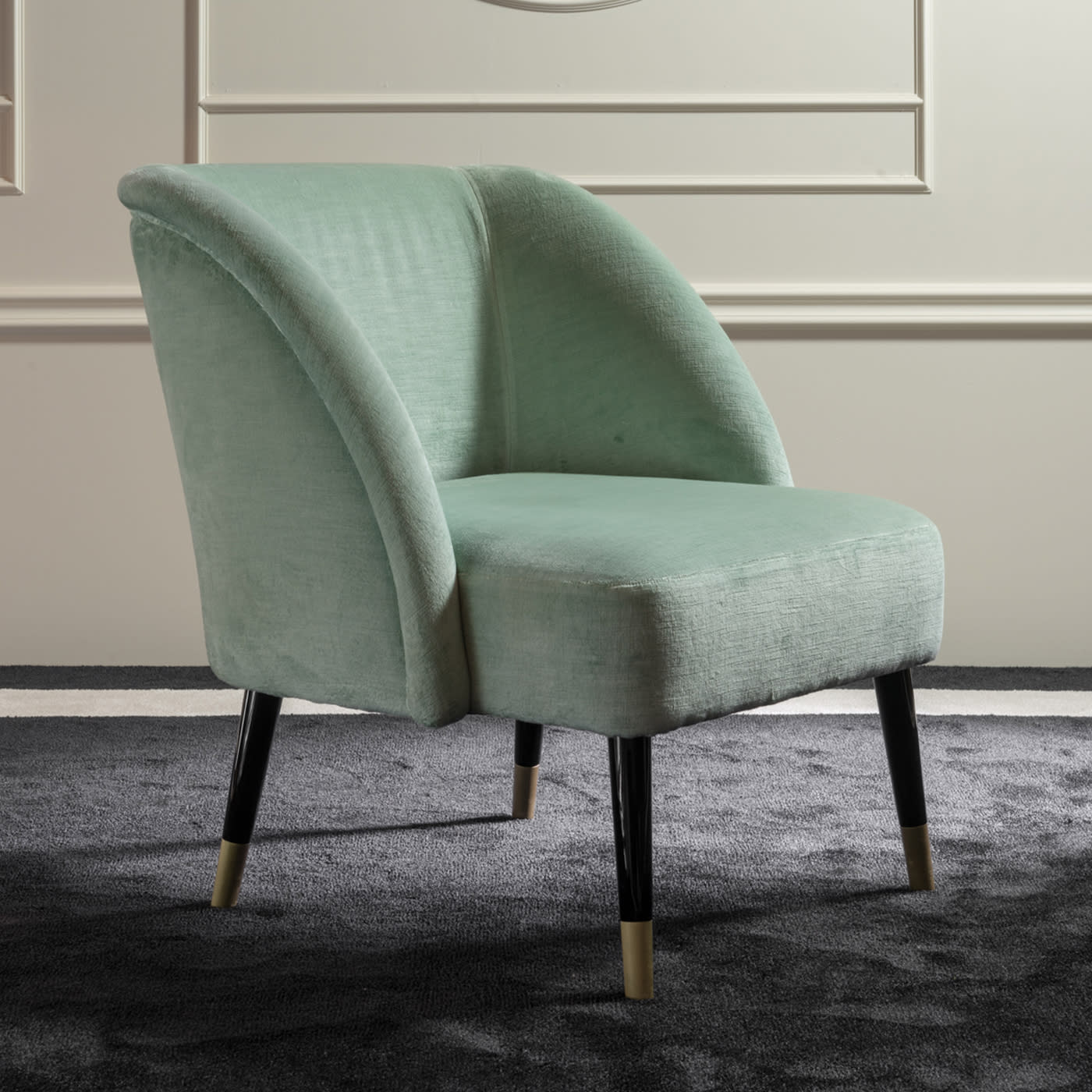 Mint green accent online chair