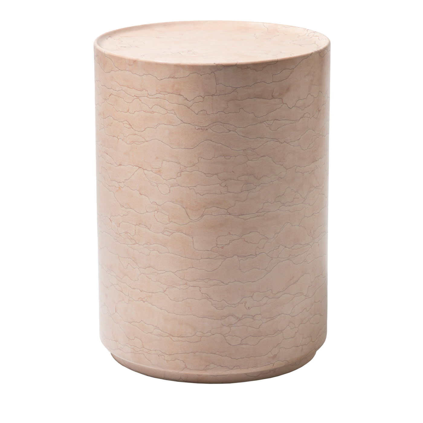 Amara Side Table in Pink Marble fferrone Artemest