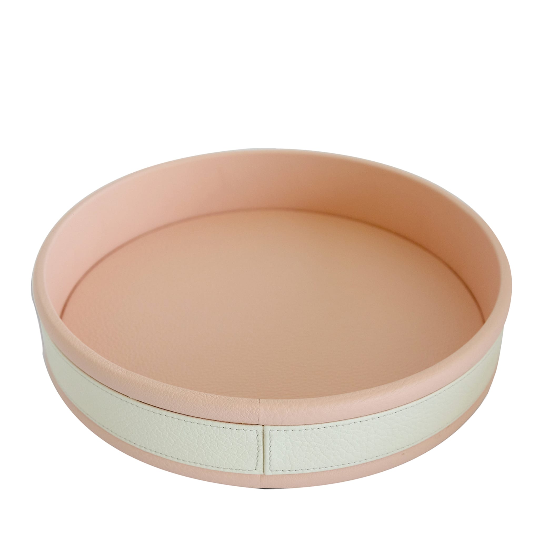 Strips Round Pink Tray - Main view
