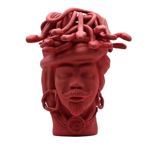 Medusa Red Moor's Head Ovo - Idee e Manufatti